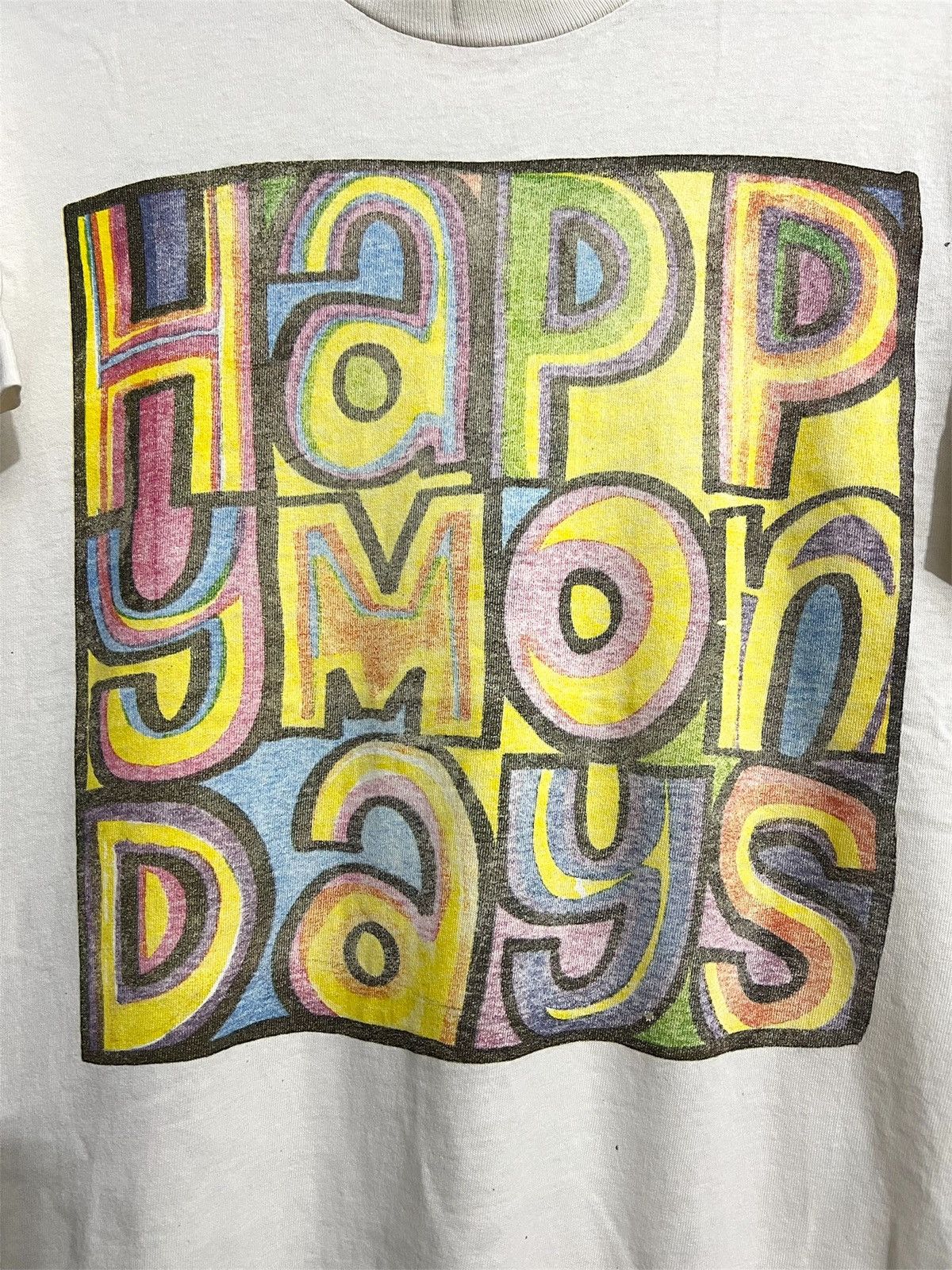 Band Tees Vintage Happy Mondays English rock band 80s Vtg TShirt Size US L / EU 52-54 / 3 - 2 Thumbnail