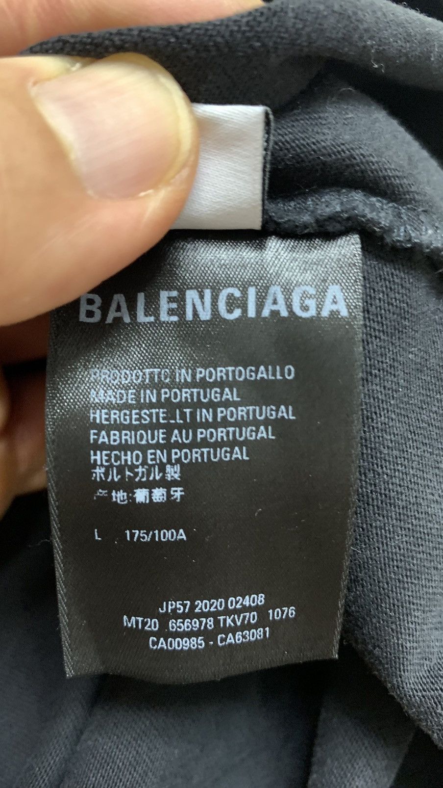 Balenciaga Balenciaga reversible flaming B tee Size US L / EU 52-54 / 3 - 10 Thumbnail