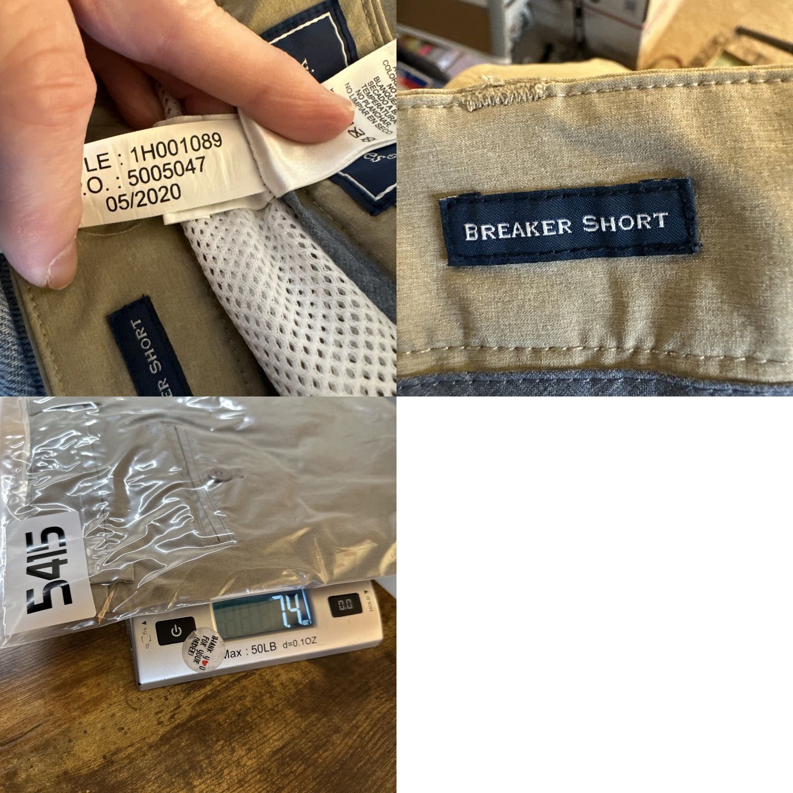 Vineyard Vines Vineyard Vines Performance Shorts Mens 34 Breaker Short Brown Khaki Nylon Chino Casual Pockets Slim Front Zip 9” Inseam 19” Fall Spring Summer Mens Size US 34 / EU 50 - 8 Thumbnail