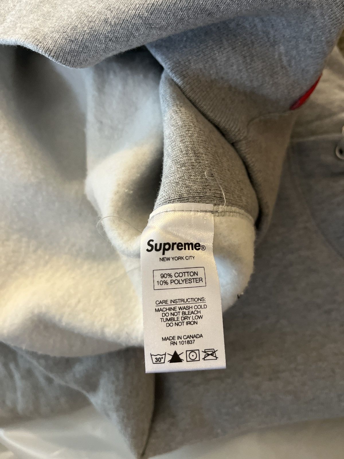 Supreme Box Logo Bogo FW16 Gray Hoodie Size US XL / EU 56 / 4 - 15 Thumbnail