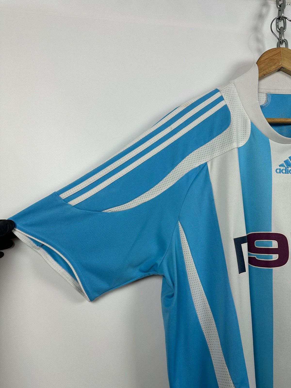 Adidas 2007/08 Adidas Olimpique Marseille Vintage Soccer Jersey Size US XL / EU 56 / 4 - 9 Thumbnail