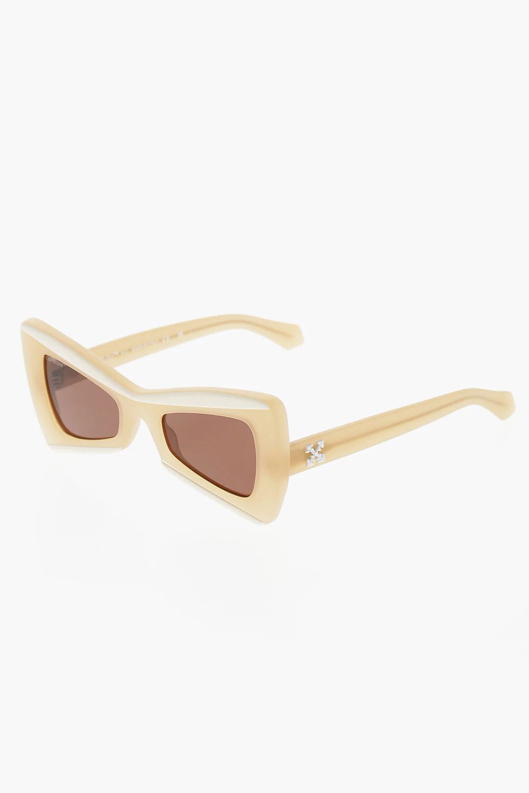 Off-White og1mm0426 Size: OS / Two-Tone Butterfly Sunglasses in Beige Size ONE SIZE - 2 Thumbnail
