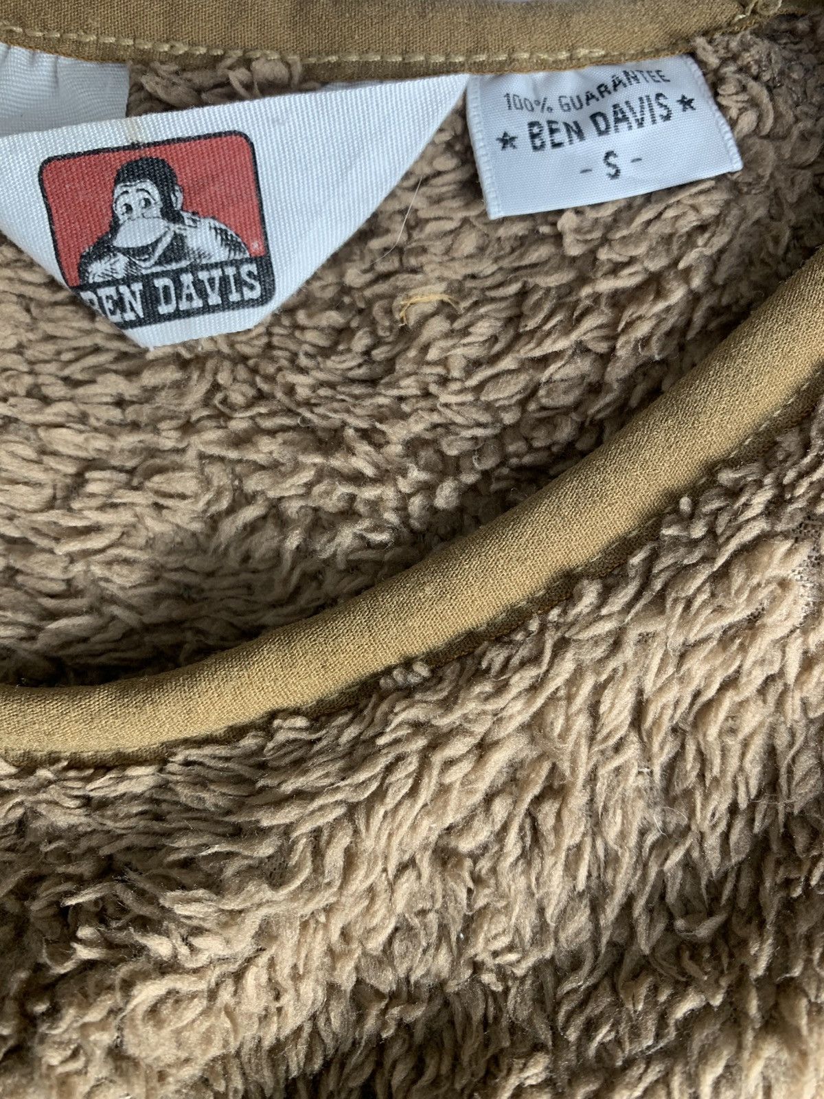 Vintage Ben Davis Clothing Streetwear Outdoor Fleece Jacket