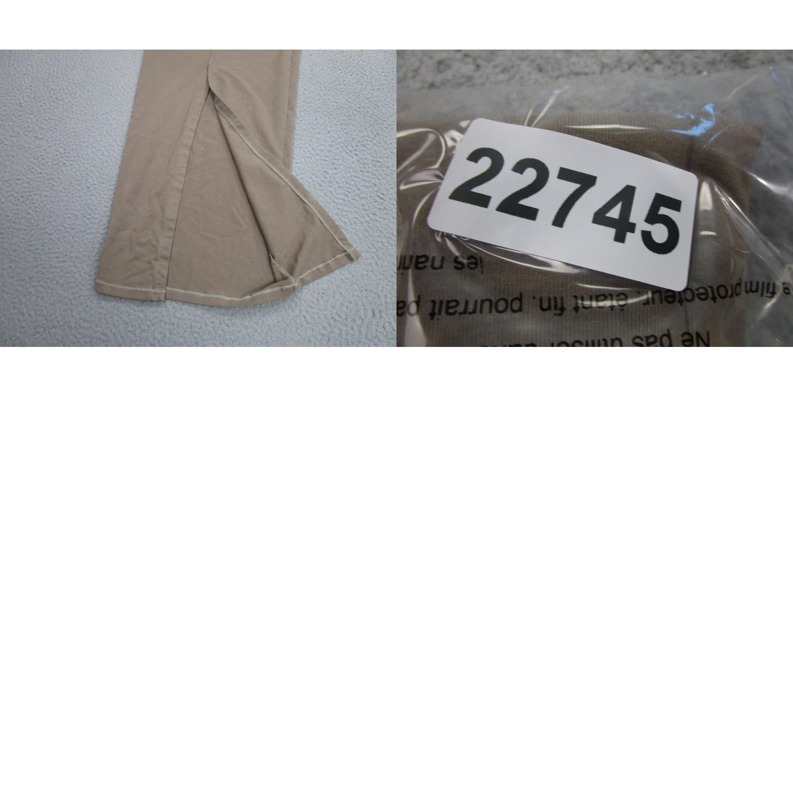 SKIMS Skims Skirt Womens XS Beige Jersey Knit Maxi Elastic Waist Back Slit Stretch Size XS / US 0-2 / IT 36-38 - 8 Thumbnail
