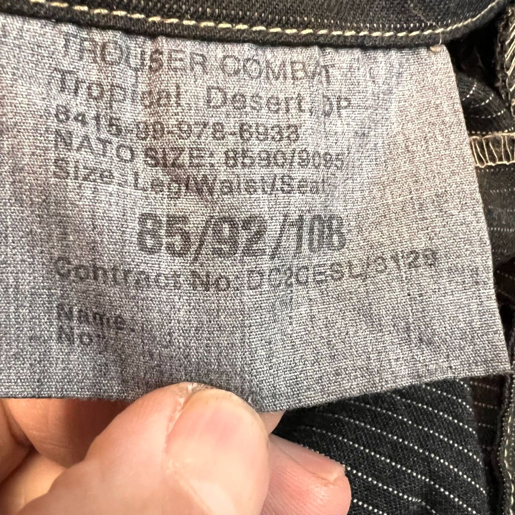 Vintage Vintage Army NATO Style Cargo Pants Mens Size 36X34 Trouser Tropical Combat Style Army Vintage Cargo Pants Navy? No. Size US 36 / EU 52 - 7 Thumbnail