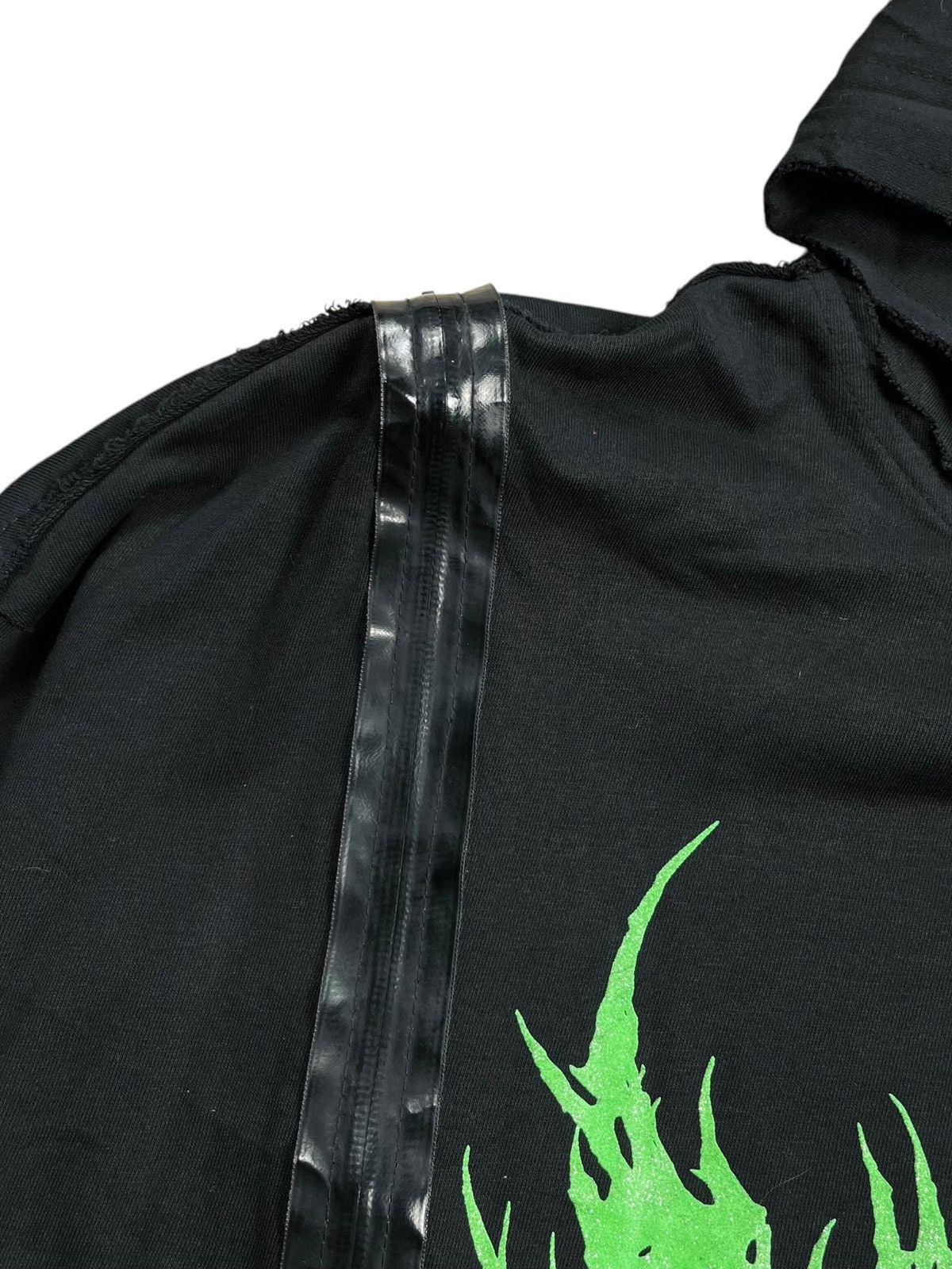20471120 2000s Yoikadakada - PVC Metal Hoodie Size US M / EU 48-50 / 2 - 4 Thumbnail