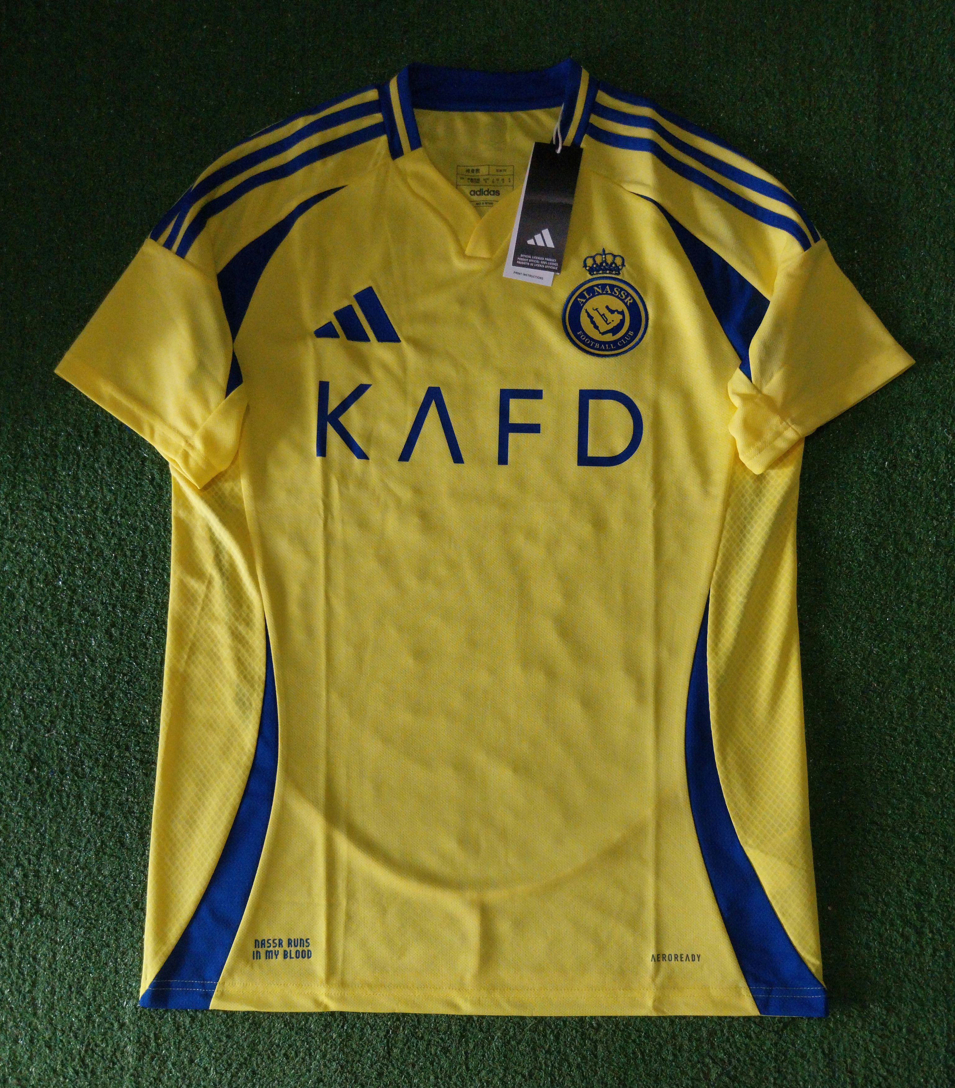 Adidas Al Nassr home 2024/2025 cristiano ronaldo jersey football Size US L / EU 52-54 / 3 - 1 Thumbnail