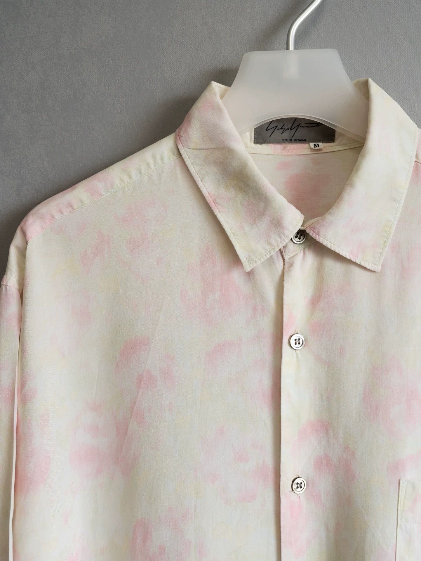 Yohji Yamamoto Yohji Yamamoto 91AW Sumi-e Floral Shirt M Size US M / EU 48-50 / 2 - 3 Thumbnail