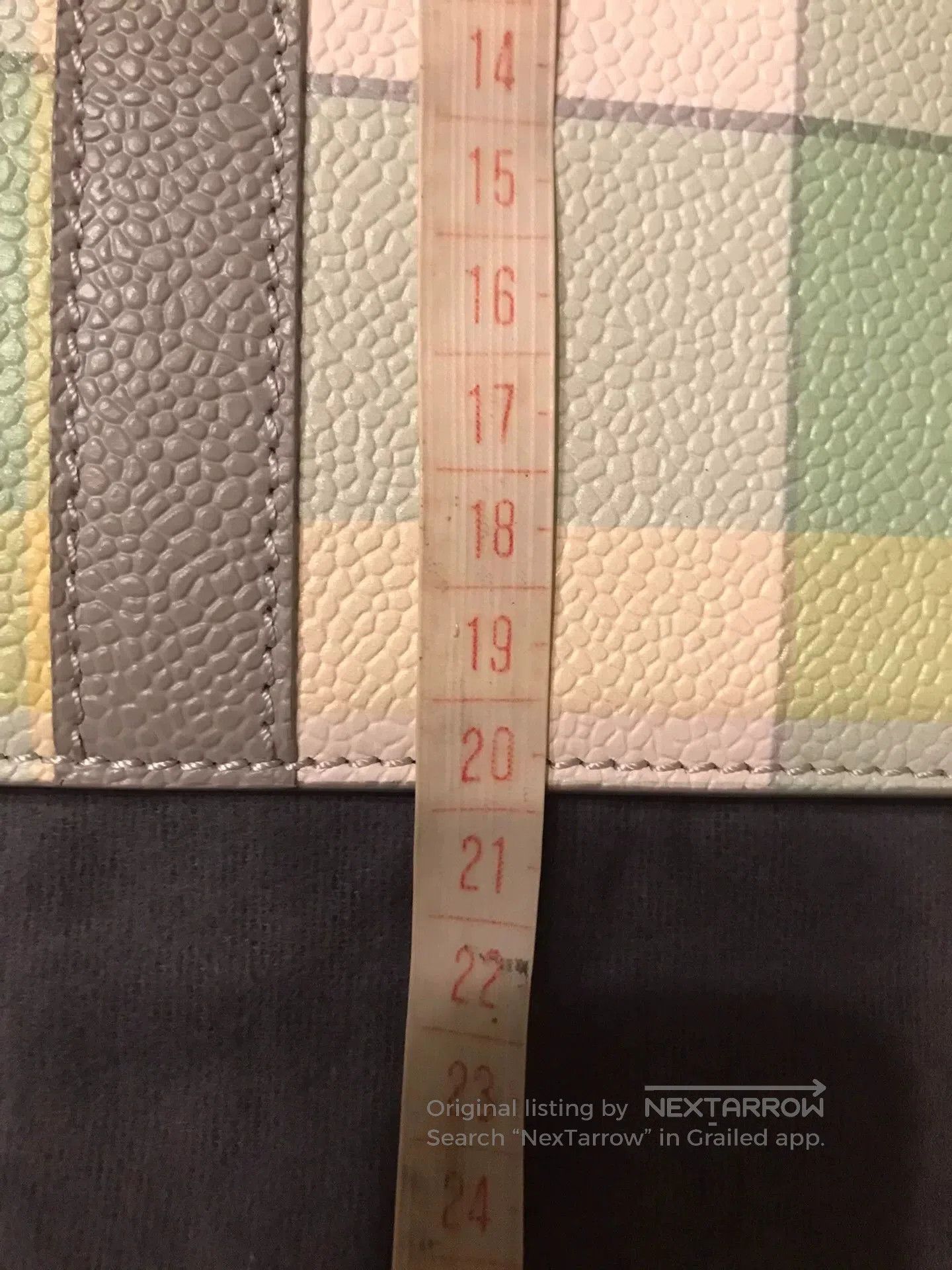 Thom Browne Thom Browne Checkered Leather Handbag. Size ONE SIZE - 6 Thumbnail