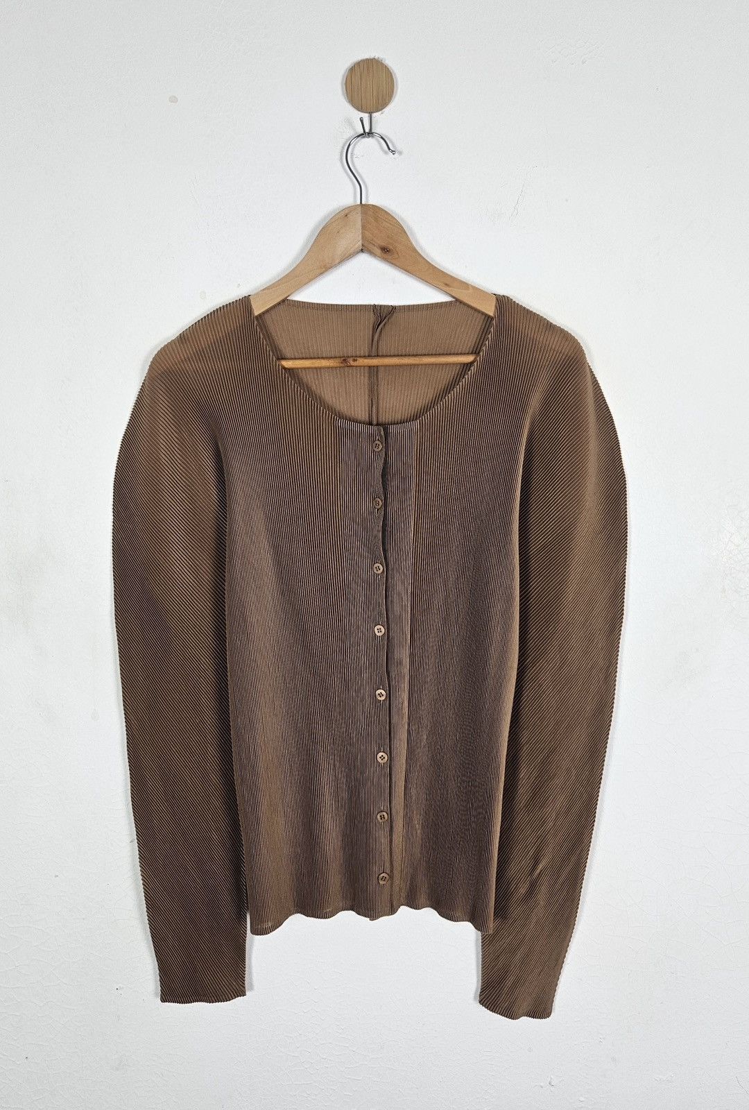 Pleats Please Issey Miyake Pleats Please Issey Miyake pleated cardigan Size S / US 4 / IT 40 - 1 Thumbnail