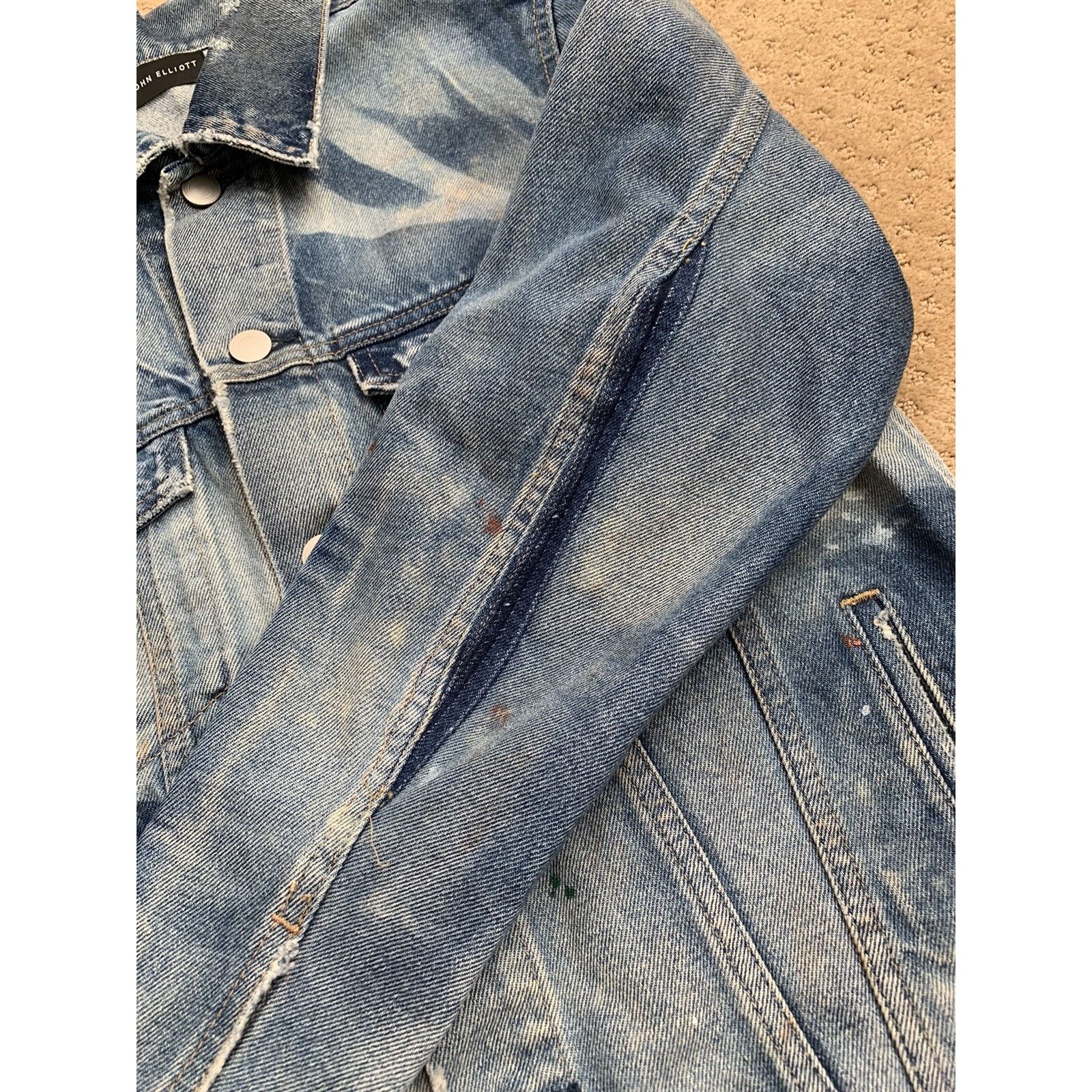 John Elliott John Elliott Thumper Jacket Type III Presidio Denim 1 Small Size US S / EU 44-46 / 1 - 8 Thumbnail