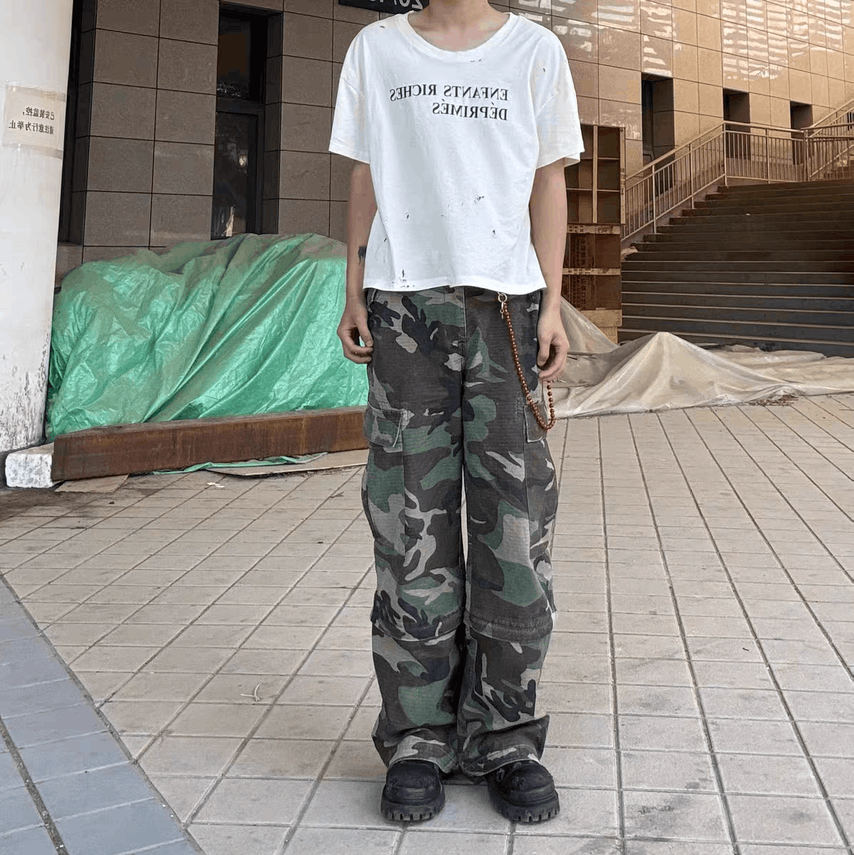 Designer × Japanese Brand × Vintage utility military loose baggy skate hiphop cargo pants Size US 36 / EU 52 - 9 Thumbnail