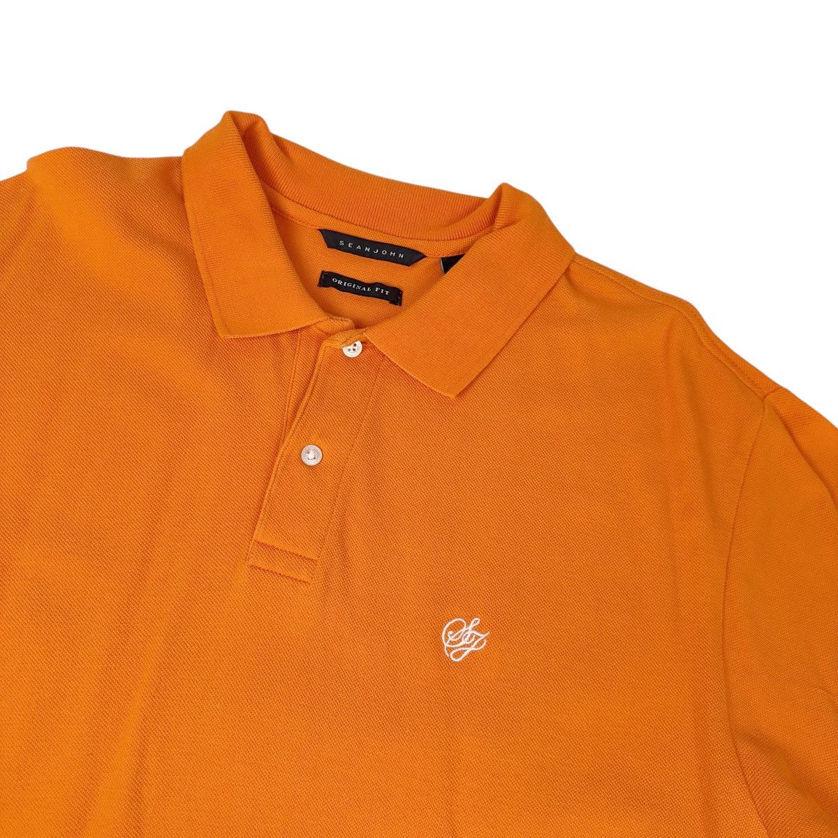 Sean John Sean John Golf Polo Shirt Orange Short Sleeve OG Fit Hip Hop Size US XL / EU 56 / 4 - 3 Thumbnail