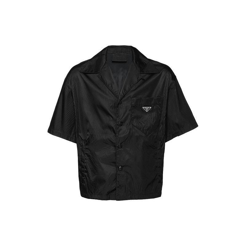 Prada Prada Logo Loose Short Sleeve Shirt-2506 Size US XL / EU 56 / 4 - 5 Thumbnail