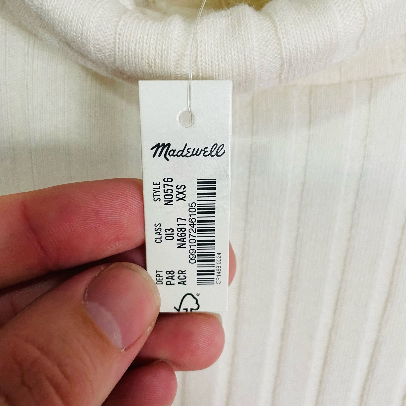 Madewell Madewell Relaxed Turtleneck Tee Trendy Shirt US Women's XXS Size XXS / US 00 / IT 34 - 4 Thumbnail