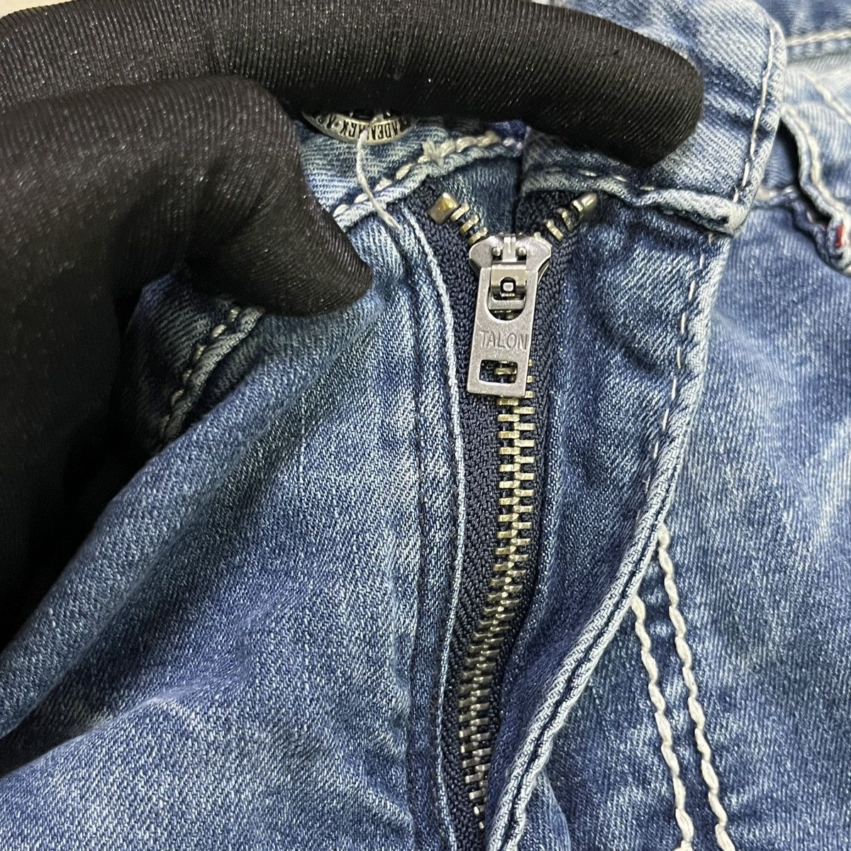 Affliction × PPFM Vintage Affliction Washed Jeans Size US 35 - 10 Thumbnail