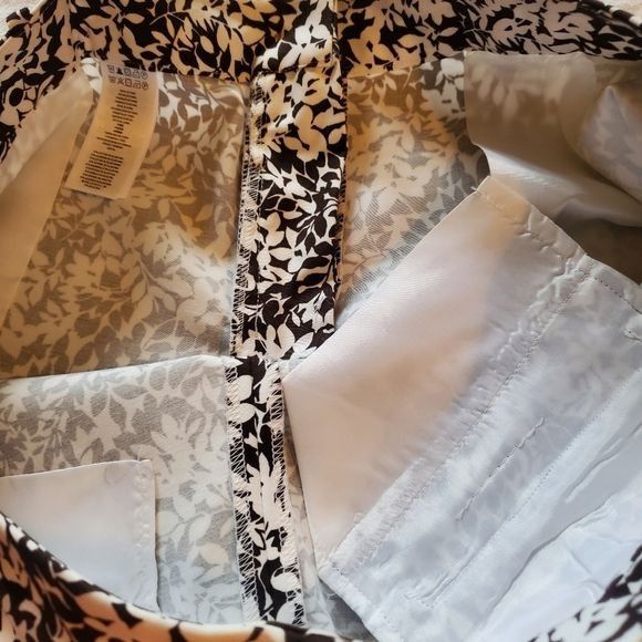 Michael Kors MK Michael Kors Black & White Designed Front Zip Sz. 34 Pant Size 34" / US 12 / IT 48 - 8 Thumbnail