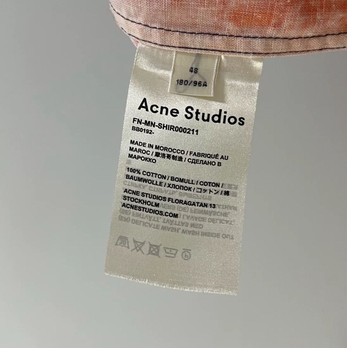 Acne Studios Acne Studios Plant Pattern Shirt Size US M / EU 48-50 / 2 - 9 Thumbnail