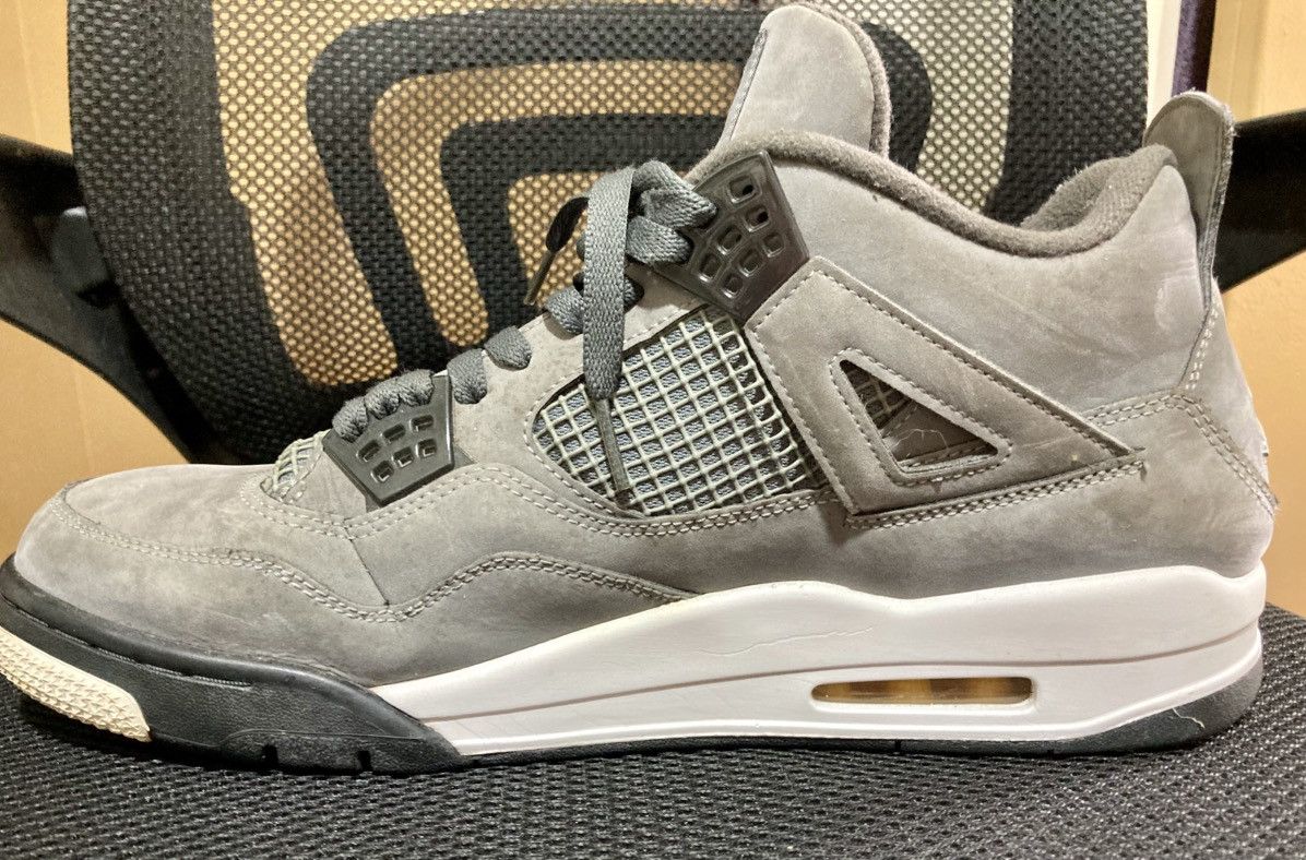 Jordan Brand Nike Air Jordan 4 Retro “Cool Grey”-Size 13, Perf Cond. Size US 13 / EU 46 - 3 Thumbnail