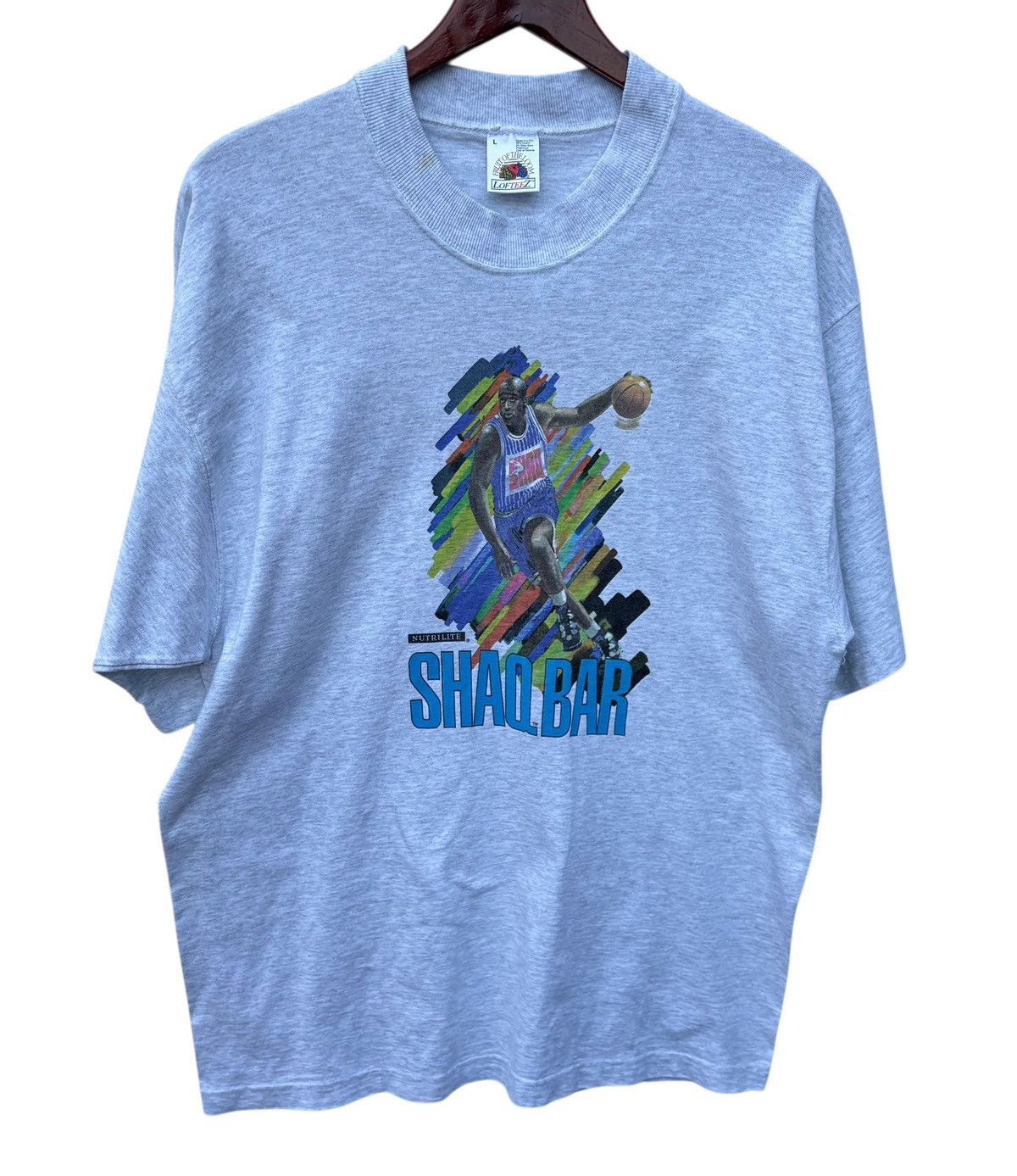 NBA Vintage Nutrilite SHAQ Bar Shaquille NBA Tshirt USA Size US L / EU 52-54 / 3 - 4 Thumbnail