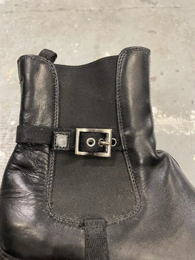 Prada 2000s Prada Black Strap Leather Boots Size US 8 / EU 41 - 7 Thumbnail