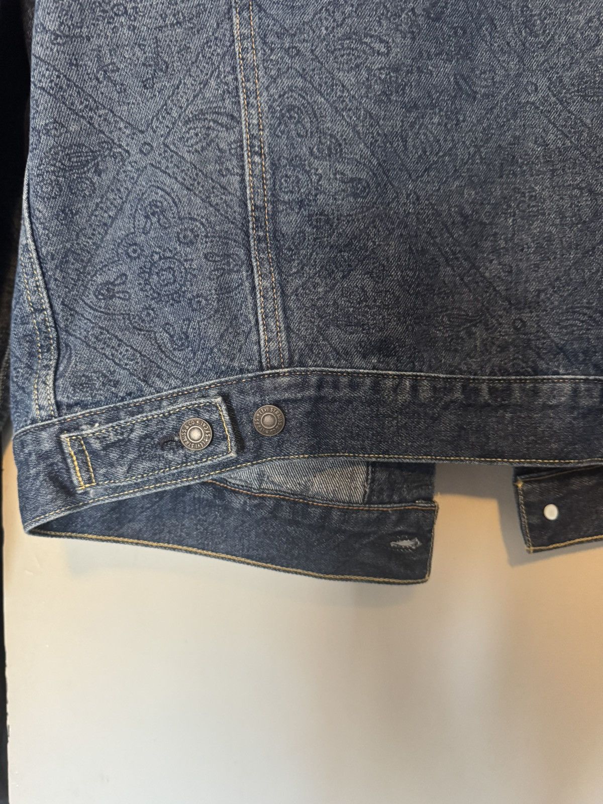 Levi's × Levi's Vintage Clothing × Vintage Levi’s Pattern Denim Jacket Size US M / EU 48-50 / 2 - 5 Thumbnail