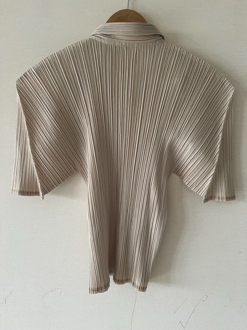 Issey Miyake Issey Miyake Off-white zipper jacket Size L / US 10 / IT 46 - 2 Thumbnail