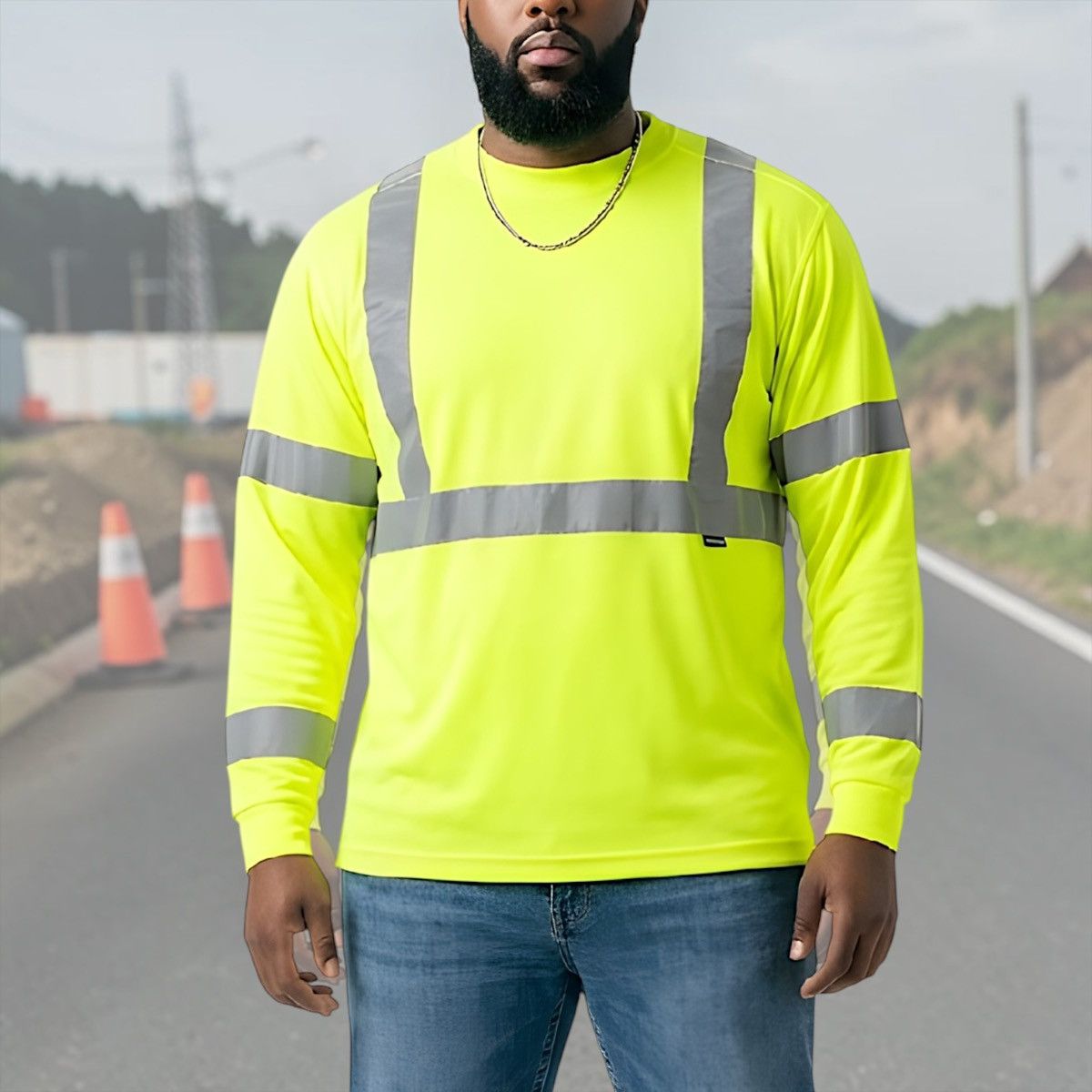 Wolverine Wolverine Men’s Neon Yellow High Visibility T-Shirt Sz M Size US M / EU 48-50 / 2 - 1 Thumbnail