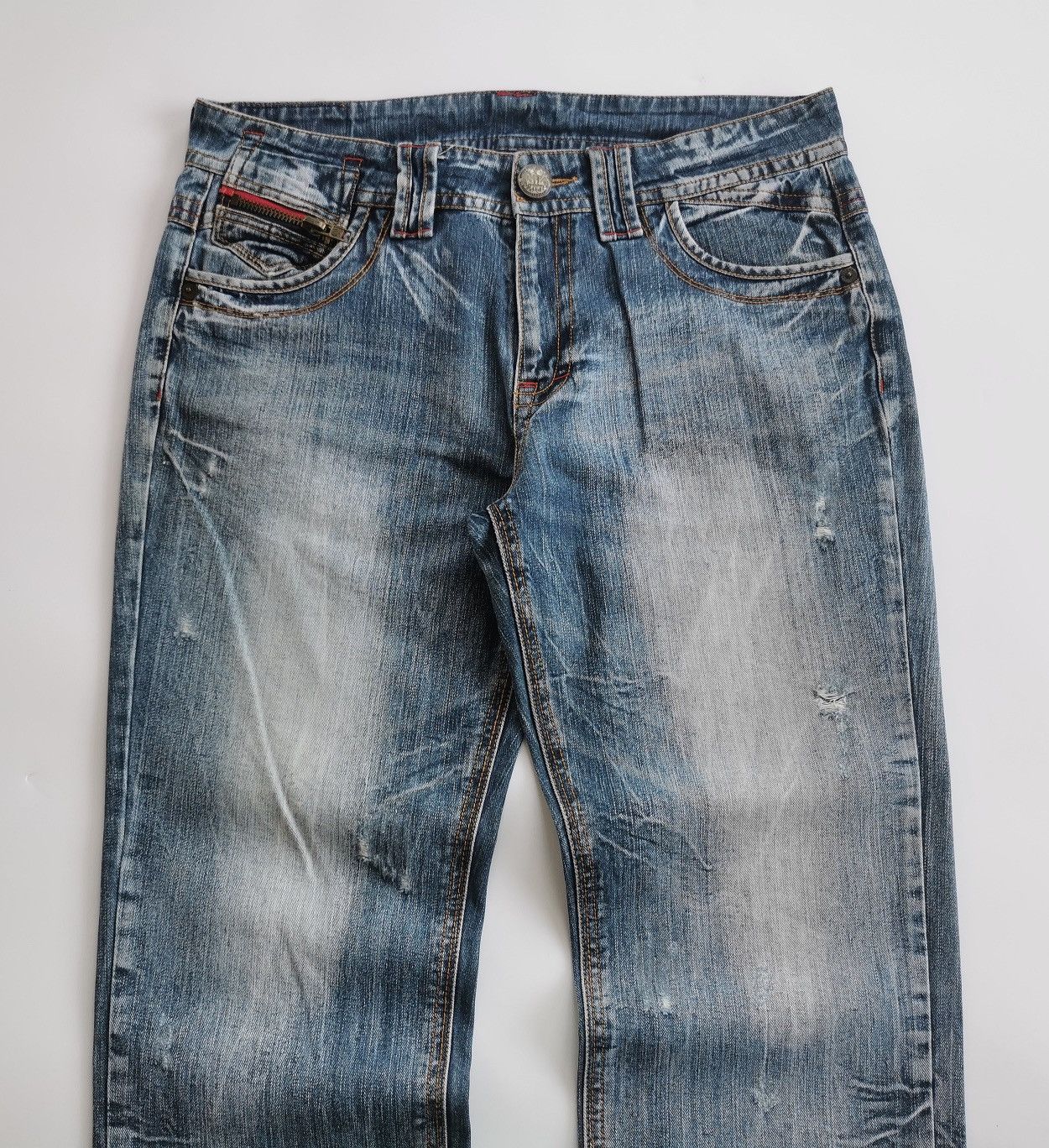Japanese Brand Original Jeans E Pluribus Unum Zipper Jeans Size US 36 / EU 52 - 7 Thumbnail