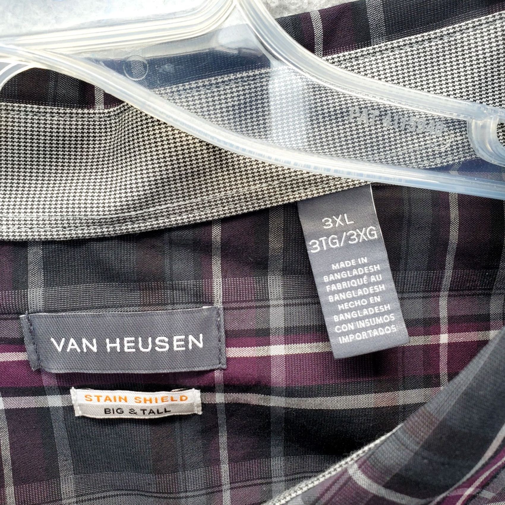 Van Heusen Van Heusen Stain Shield Shirt Mens 3XL Multi Plaid Classic Fit Collar Button-Up Shirt Mens Size 3XL Multicolor Plaid Classic Fit Button-Up Mens Shirt Size US XXL / EU 58 / 5 - 5 Thumbnail