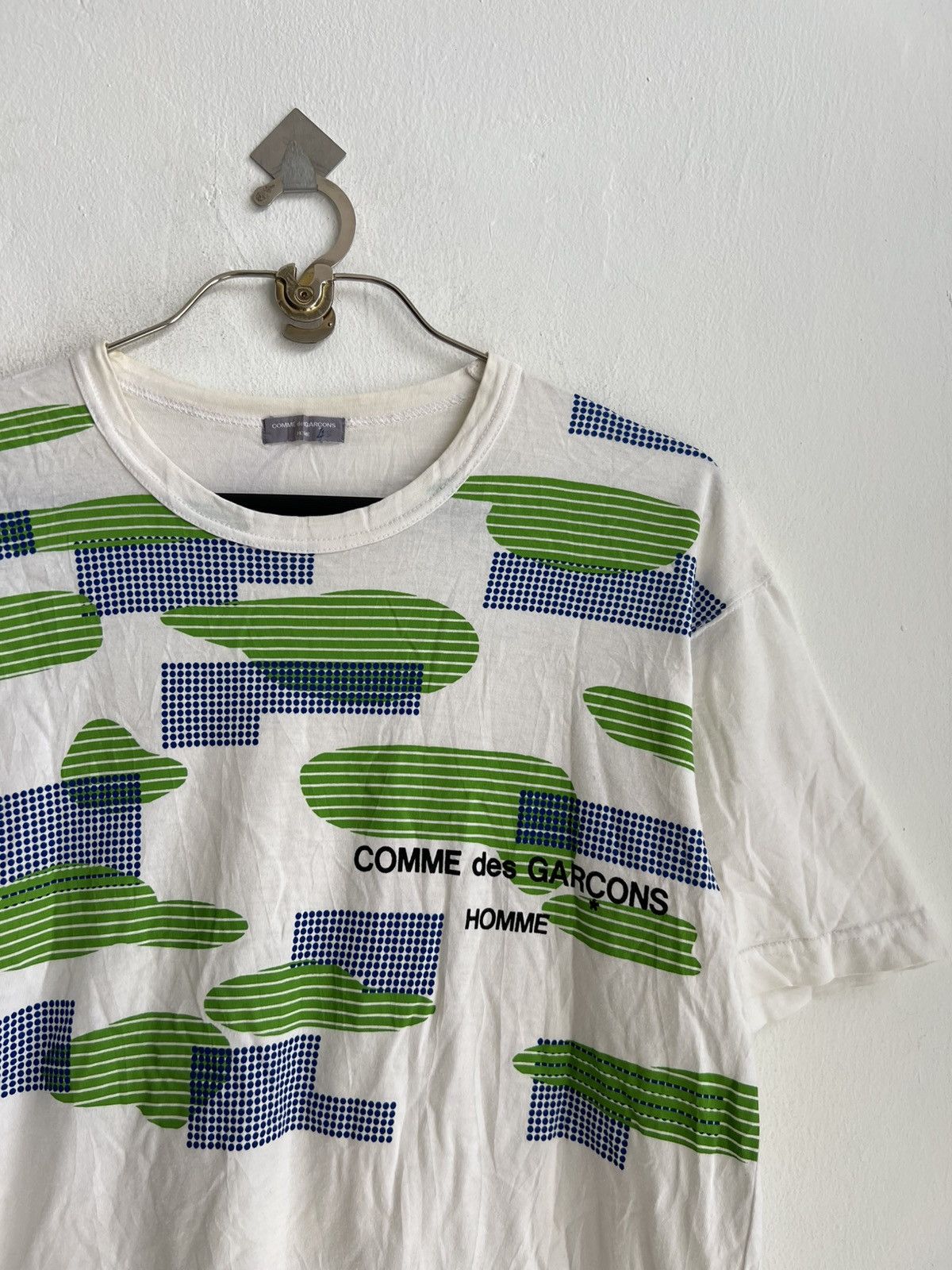 CDG by Comme des Garcons AW00 Homme Geometric Graphics Tanaka Art Runway Col Shirt Size US M / EU 48-50 / 2 - 3 Thumbnail