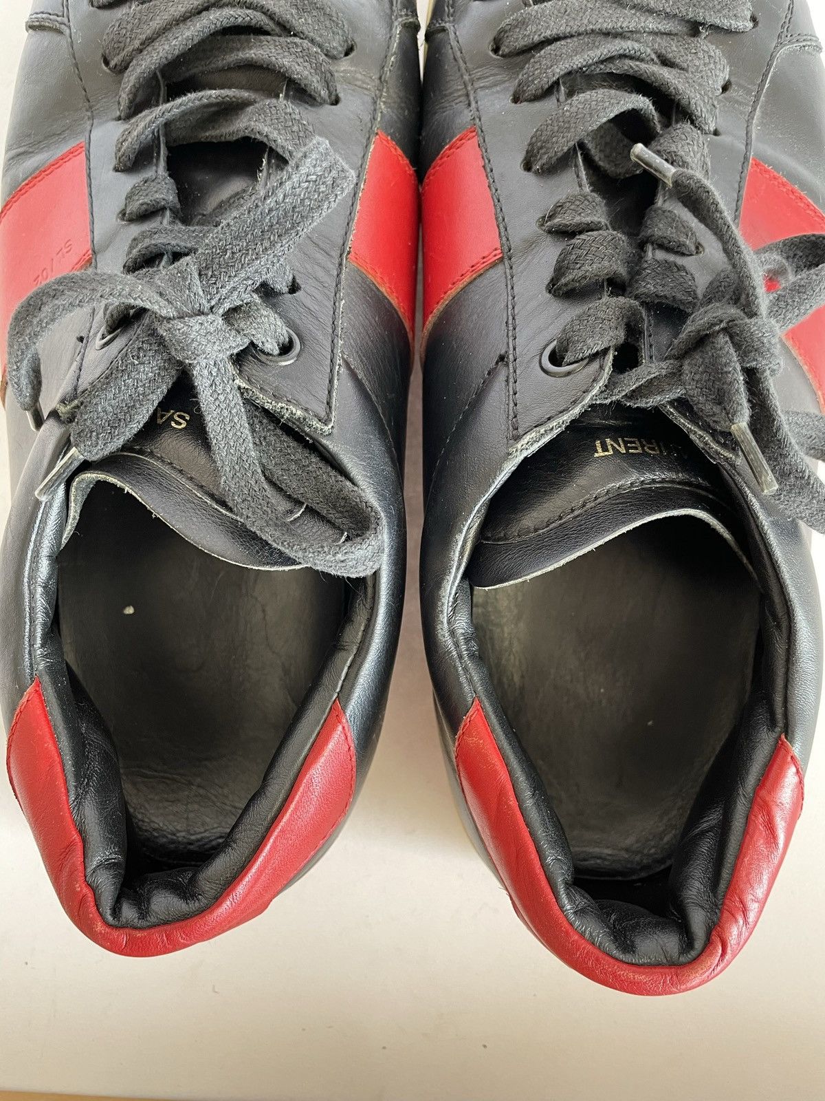Saint Laurent Paris SAINT LAURENT SL/10H Leather Low-Top Sneaker Size 41.5 EUR Size US 8 / EU 41 - 5 Thumbnail