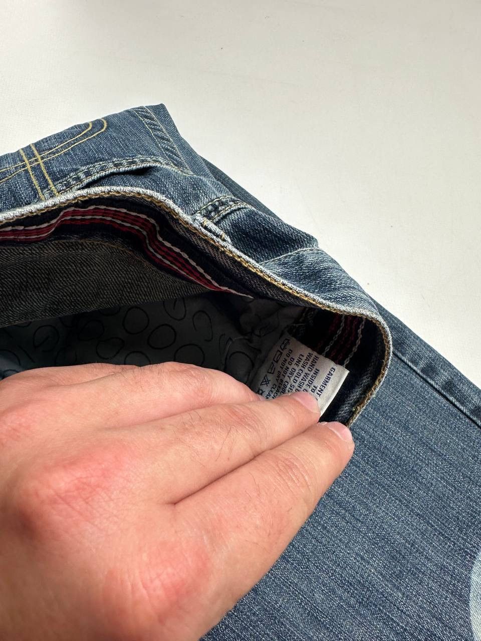 Coogi Vintage 00s COOGI Washed Faded Wide Baggy Jeans Y2K 🔥 Size US 34 / EU 50 - 8 Thumbnail