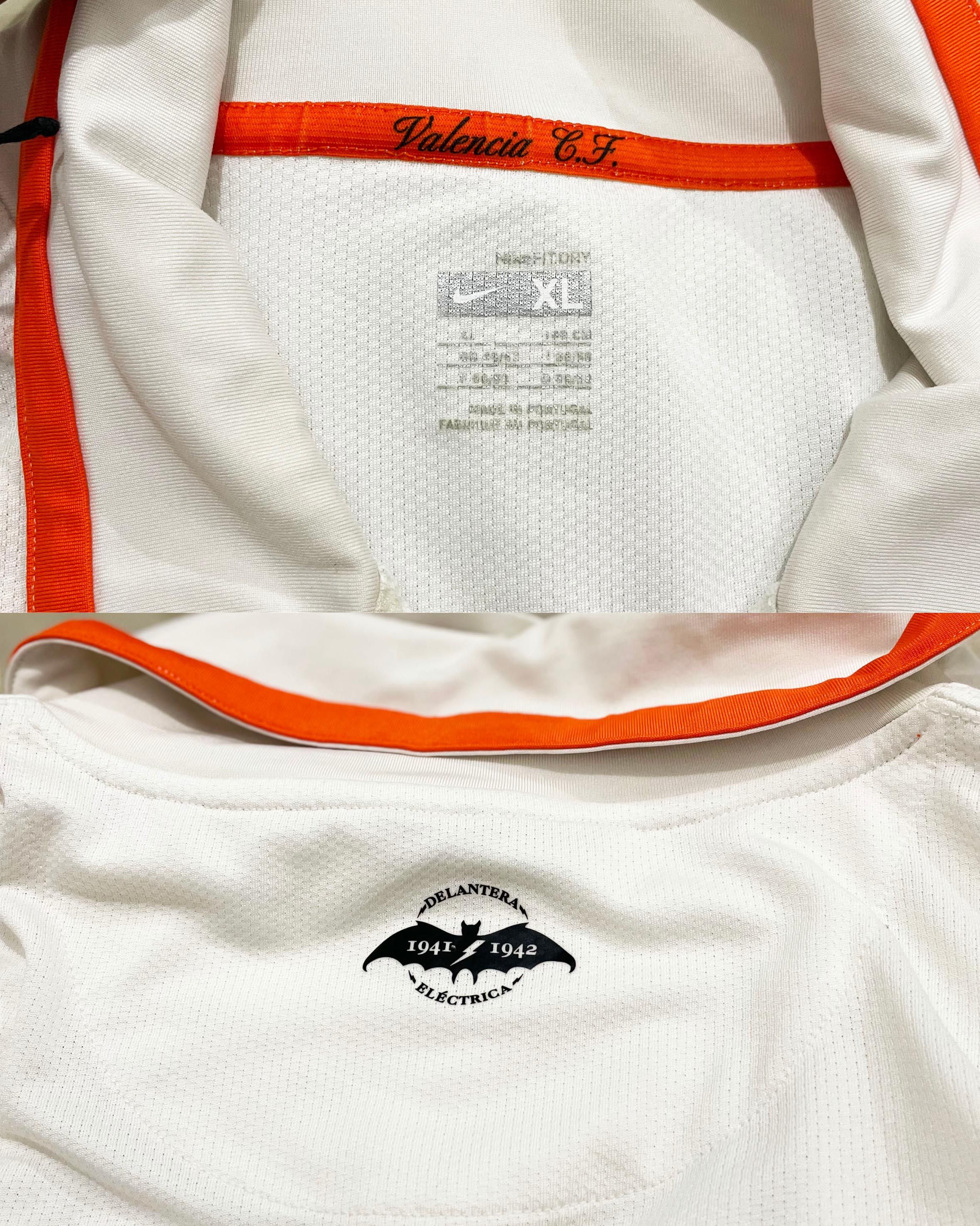 Nike Valencia Home Kit 2007 2008 Jersey Size US XL / EU 56 / 4 - 5 Thumbnail