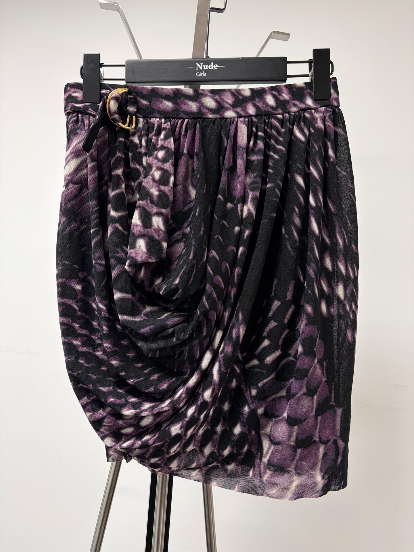 Vivienne Tam Vivienne Tam Purple Fish Scale Skirt Size 25" / US 0 / IT 36 - 1 Thumbnail