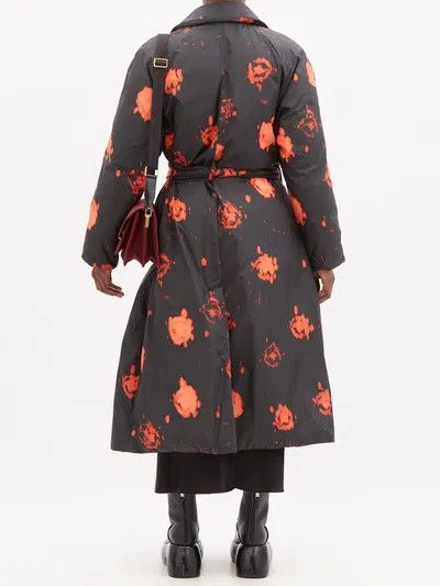 Marni o1y1025 Overcoat in Black/Red Size XS / US 0-2 / IT 36-38 - 4 Thumbnail