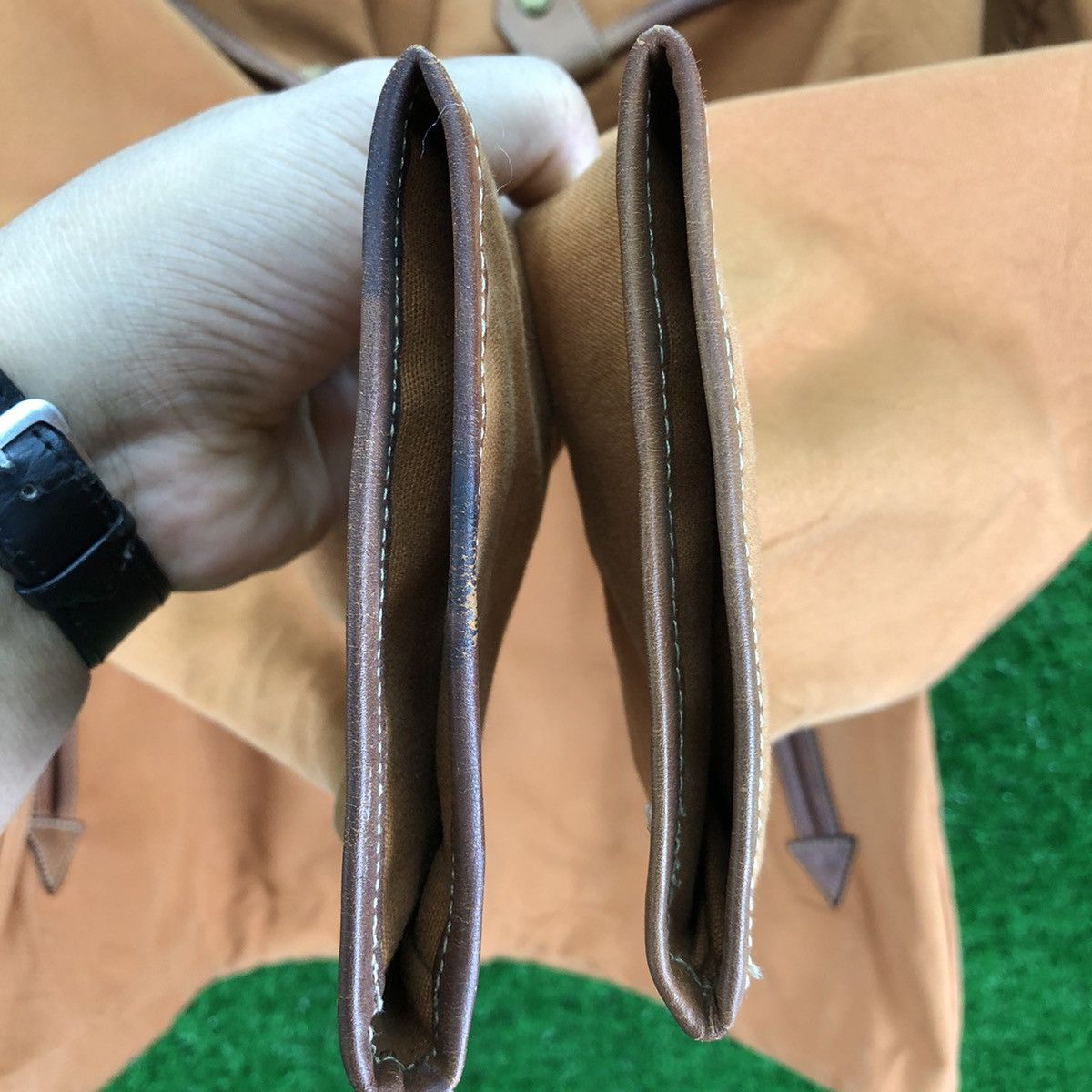 Il Bisonte Vintage IL Bisonte Zipper Jacket Duck Canvas Leather Size US S / EU 44-46 / 1 - 10 Thumbnail