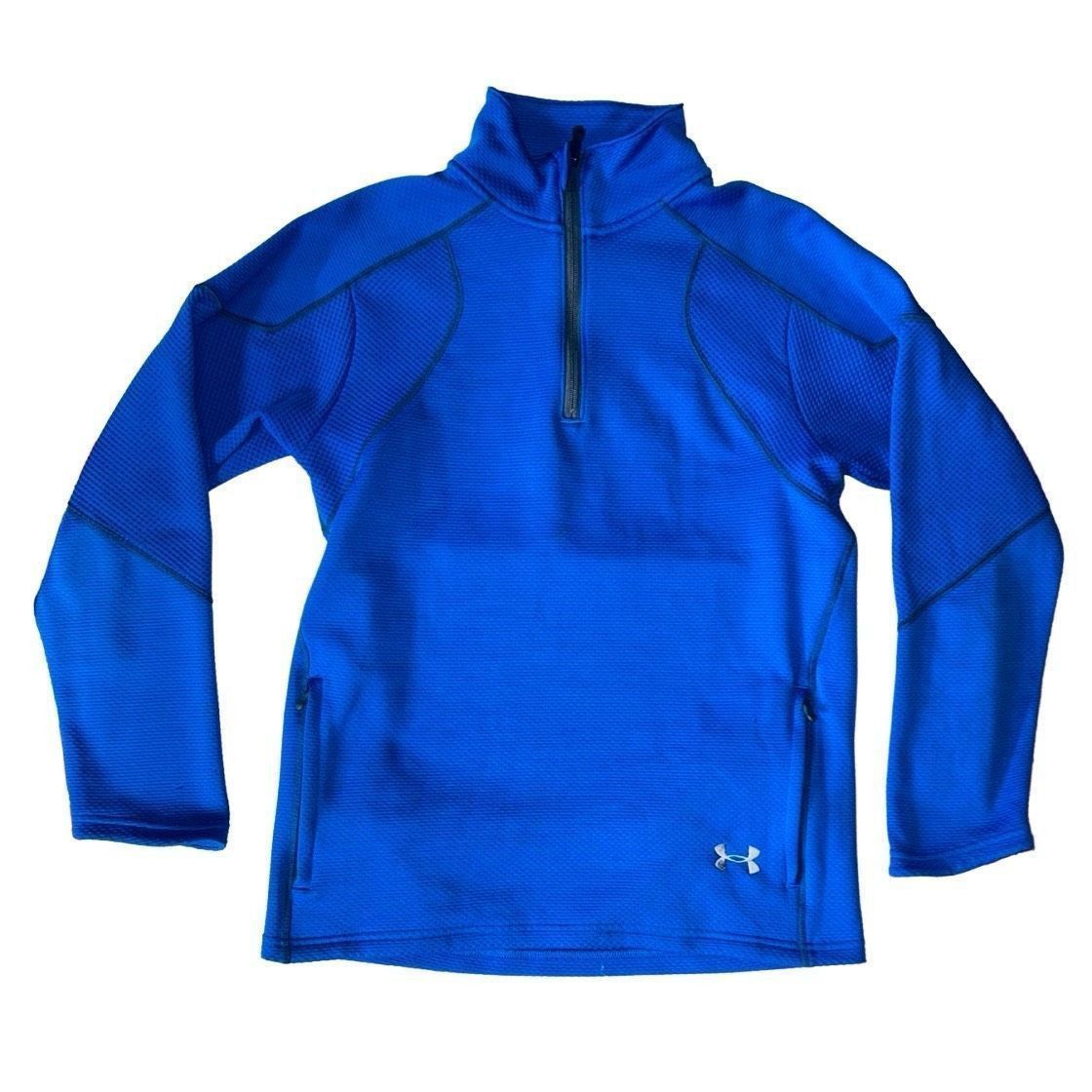 Under Armour Under Armour Mens S Blue Fuego 1/4 Zip Pullover Loose Jacket Size US S / EU 44-46 / 1 - 1 Thumbnail