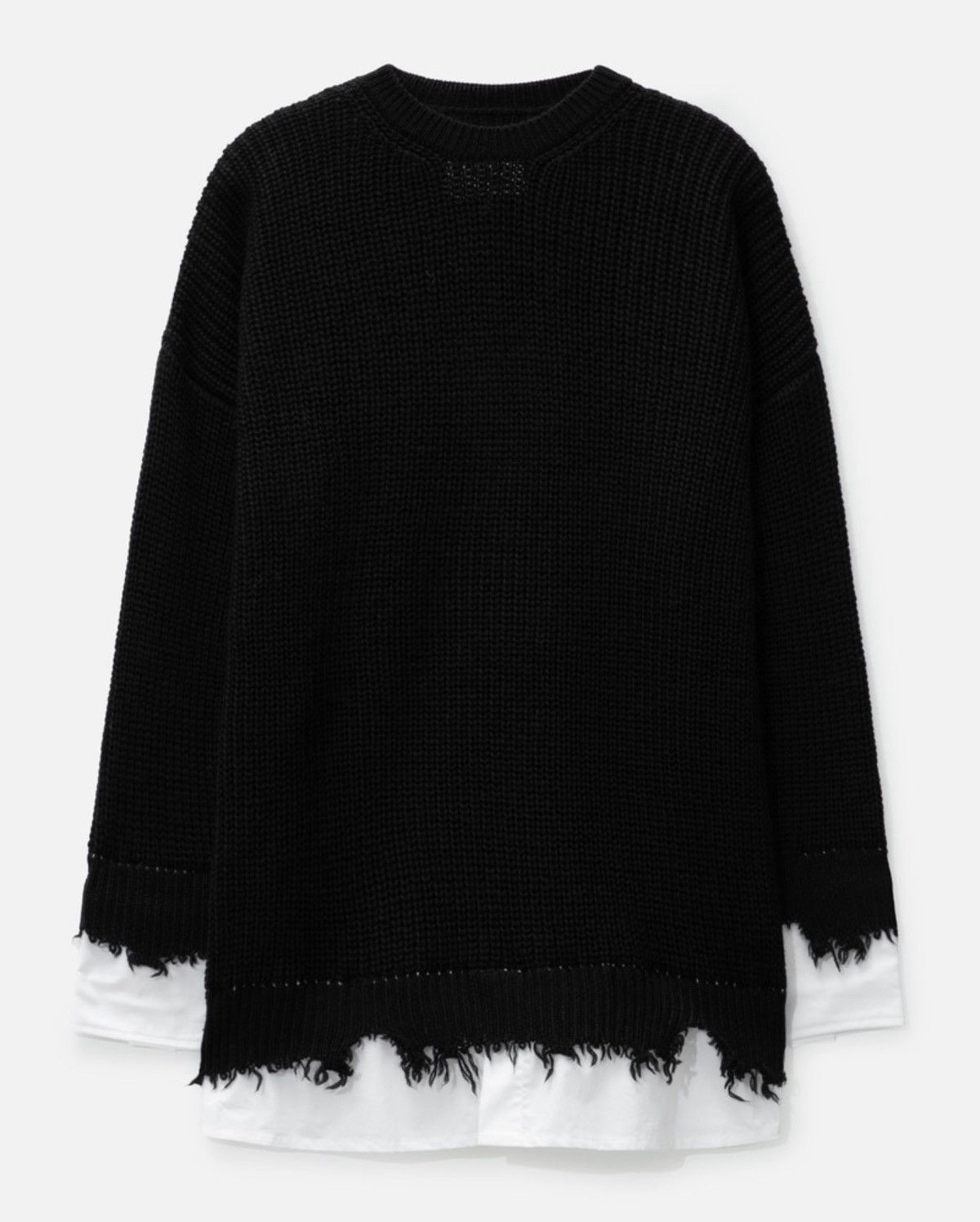 MM6 MM6 maison margiela hybrid distressed sweater Size US XL / EU 56 / 4 - 3 Thumbnail