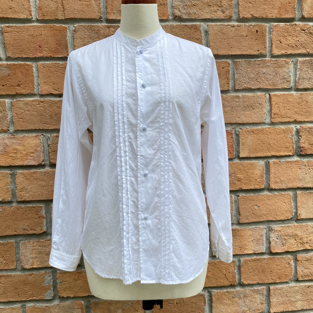 Zucca Zucca White Fitted Button-Up Shirt Size XS / US 0-2 / IT 36-38 - 1 Thumbnail