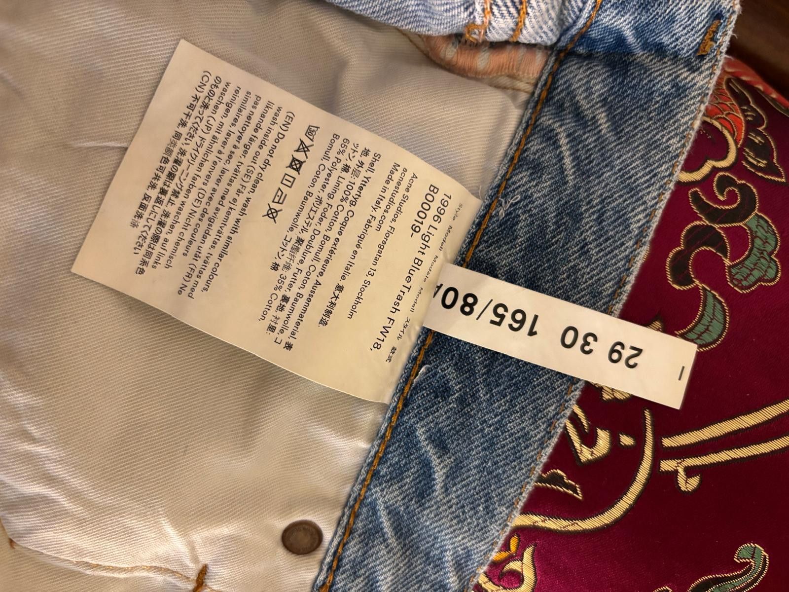 Acne Studios Acne Studios 1996 Light Blue Trash Size US 29 - 4 Thumbnail