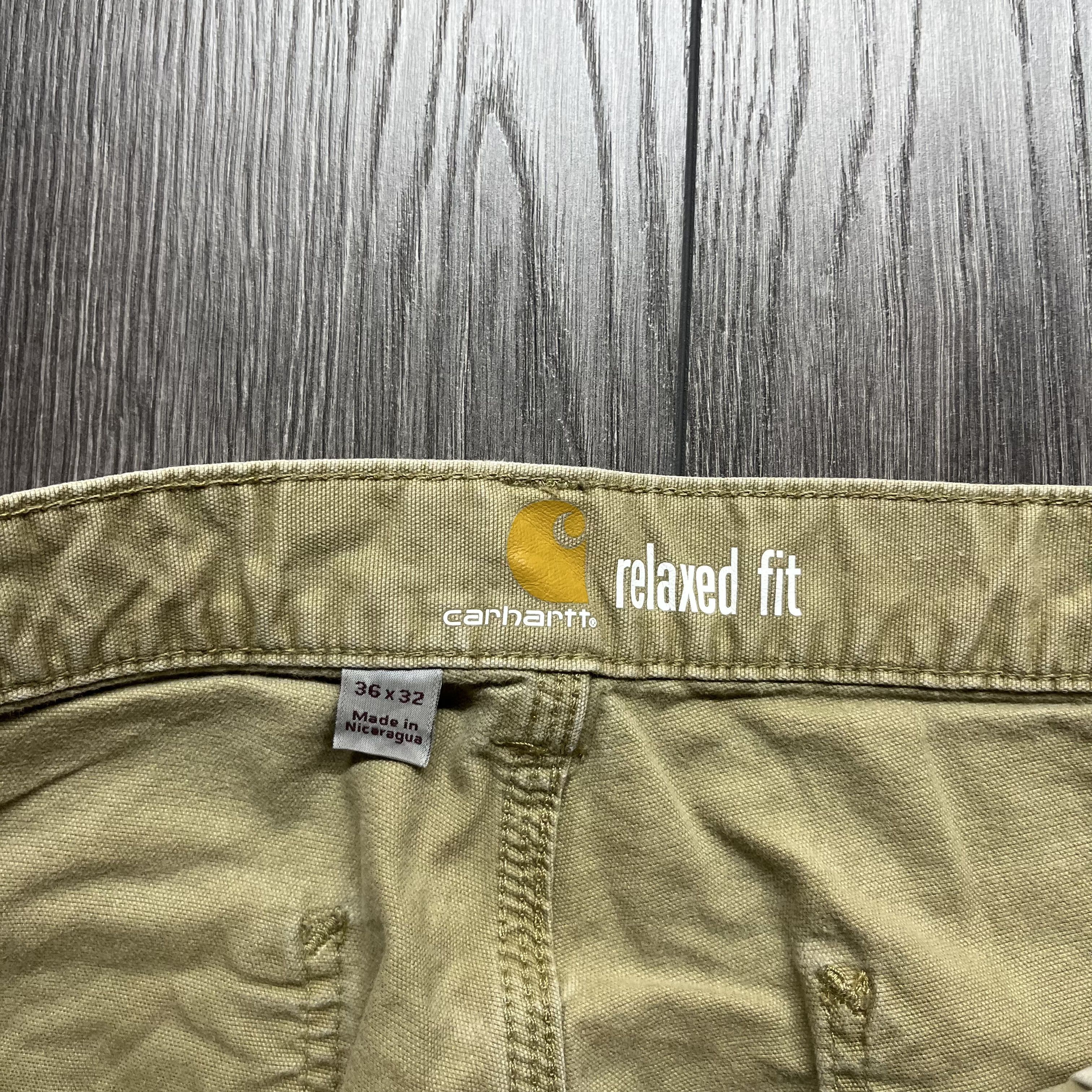 Carhartt × Vintage Vintage Carhartt Workwear Canvas 36 32 Tan Pants Size US 36 / EU 52 - 9 Thumbnail
