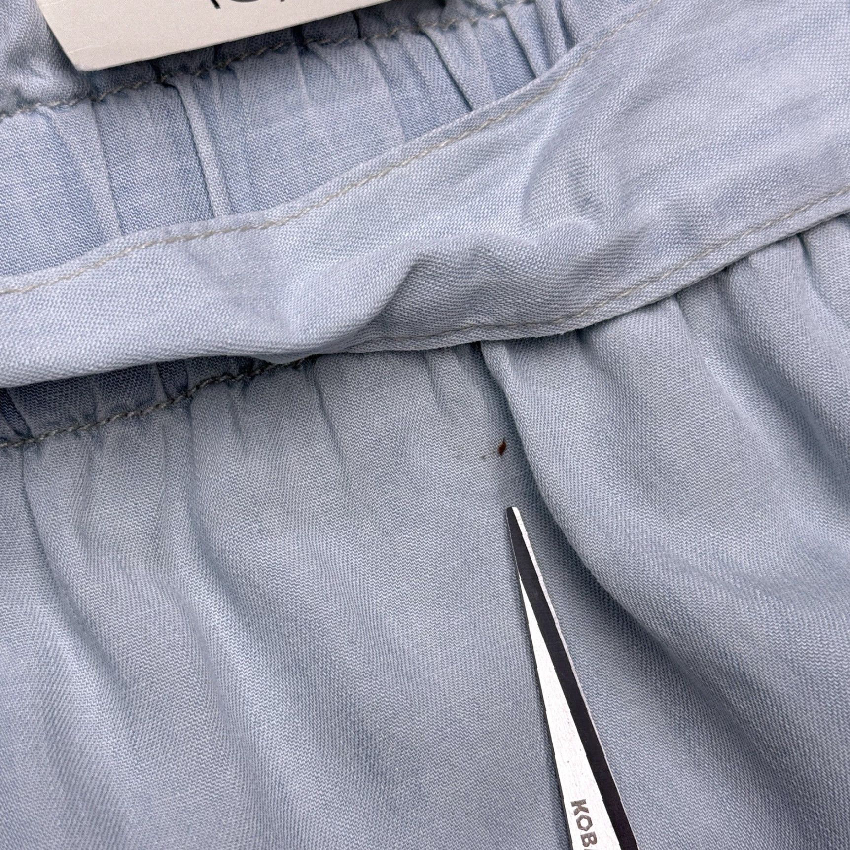 Vintage Indigo Rein Paperbag Shorts Womens 13 / 30 Blue Belt High Rise New Size 34" / US 12 / IT 48 - 7 Thumbnail