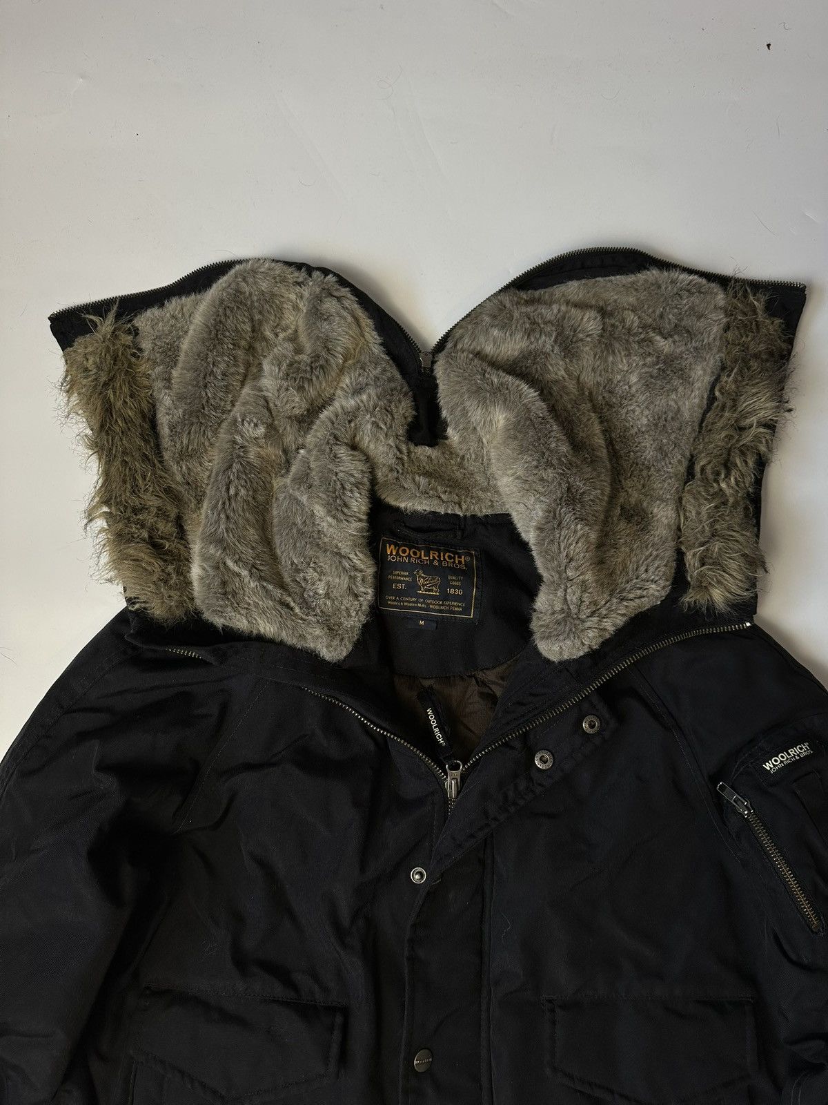 Woolrich Woolen Mills Rare Woolrich John Rich & Bros.Faux Fur Winter Bobmer Jacket Size US M / EU 48-50 / 2 - 5 Thumbnail