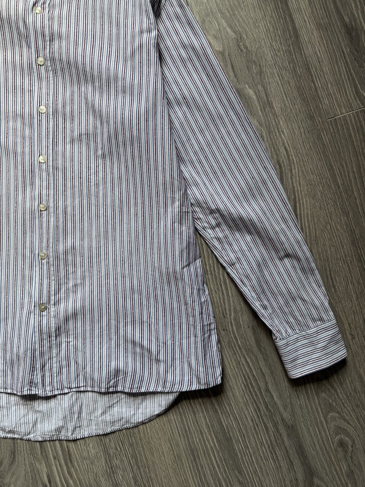 Designer Etro Formal designer striped button-up shirt Size US M / EU 48-50 / 2 - 5 Thumbnail