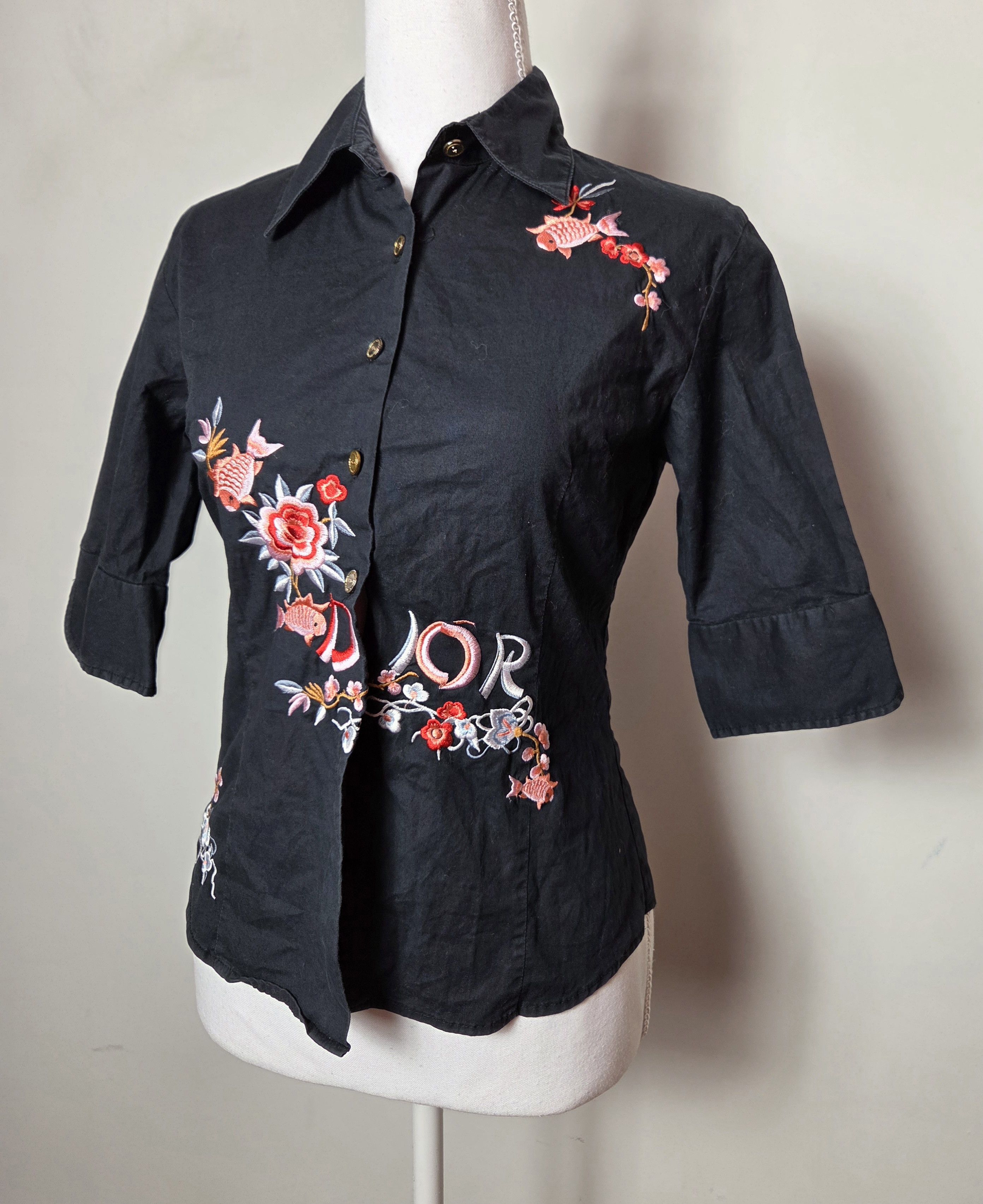 Dior Vintage Dior Galliano 2002 top archive 2000s japan Size XS / US 0-2 / IT 36-38 - 2 Thumbnail