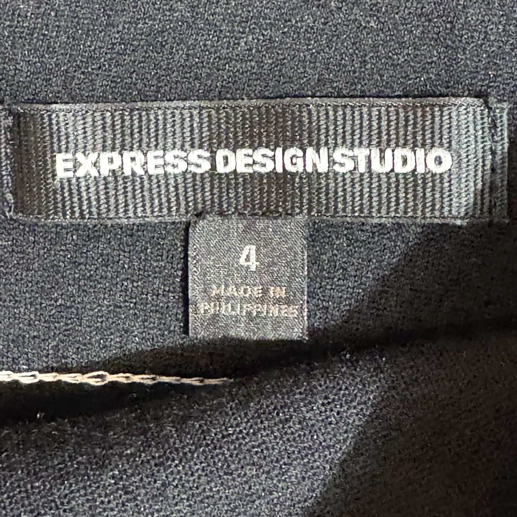 Express VINTAGE Express Pencil Skirt Size 4 Women Knee Length Striped Office Chic Preppy City 90s Mens? Size 27" / US 4 / IT 40 - 4 Thumbnail