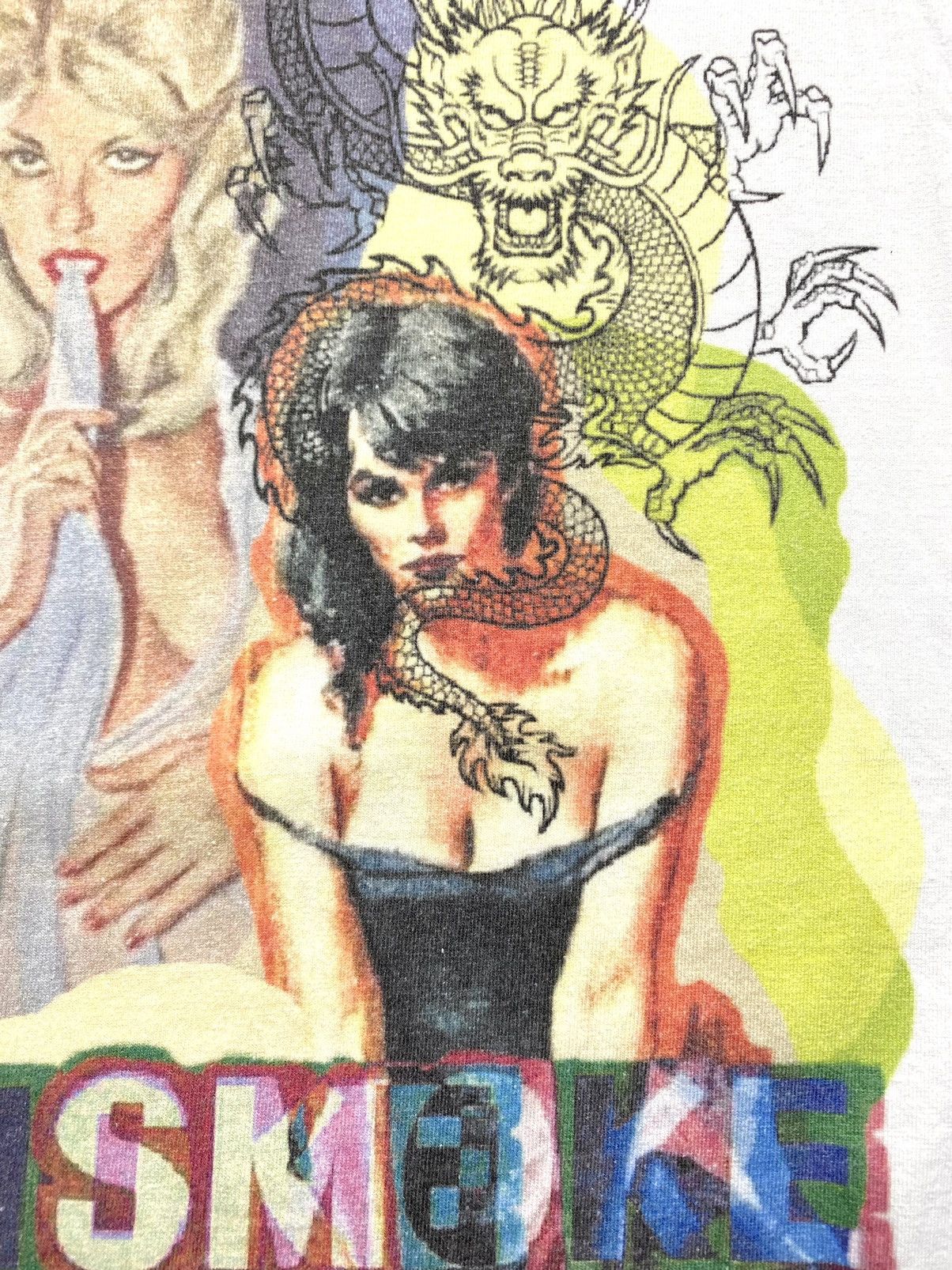 Band Tees Vintage Japanese Sexy Girls Smoke Dragon T Shirt Porn Star Size US XL / EU 56 / 4 - 9 Thumbnail