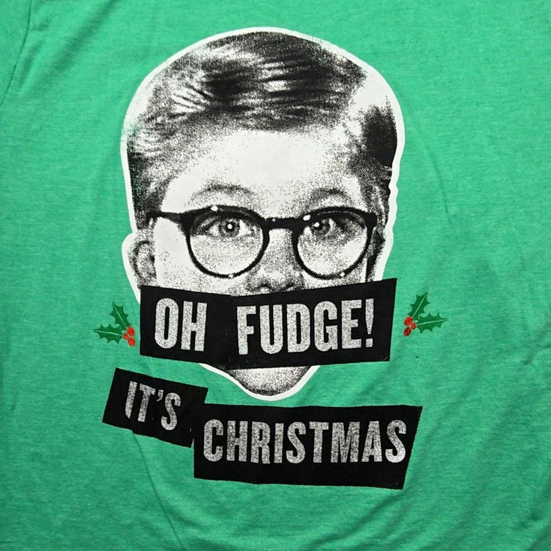 Other A Christmas Story Oh Fudge Tee Green Holiday M Shirt Size US M / EU 48-50 / 2 - 2 Thumbnail