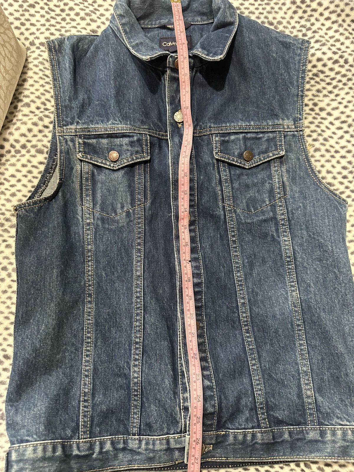 Calvin Klein Denim vest women size 20 Size 3XL / US 20-22 - 3 Thumbnail